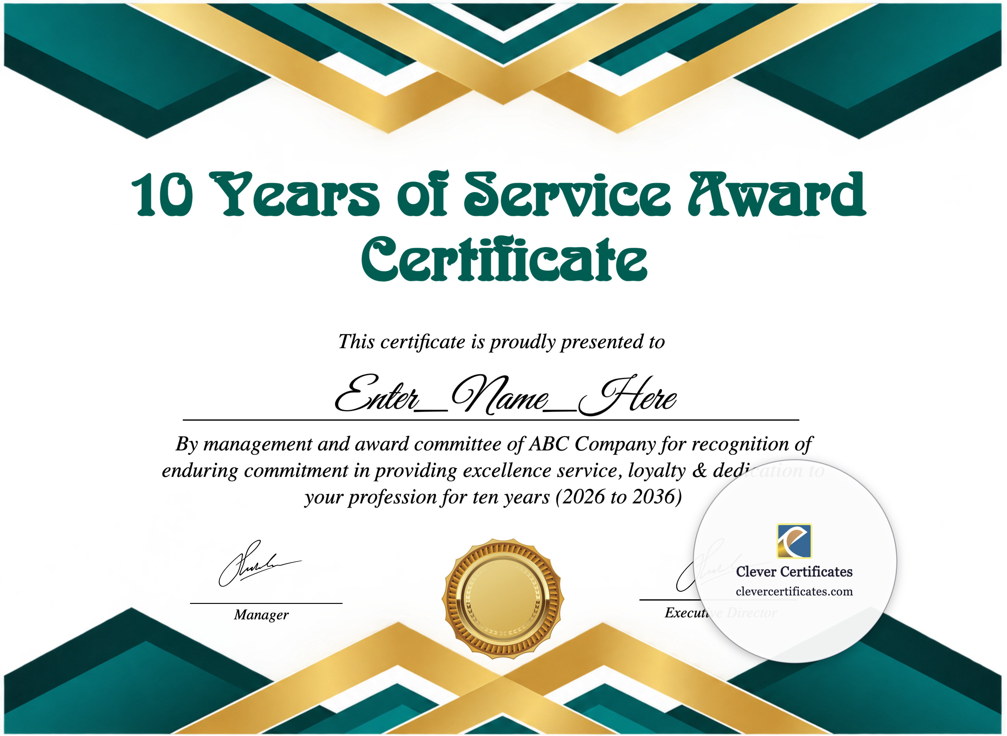 Certificate preview