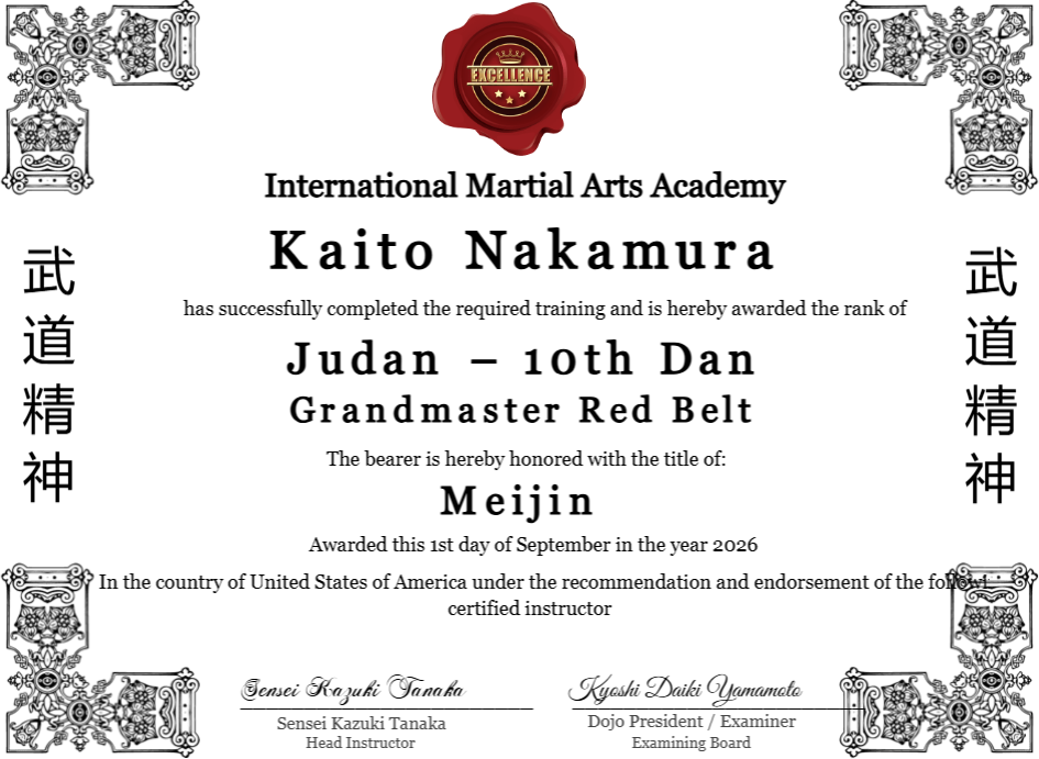 Certificate preview