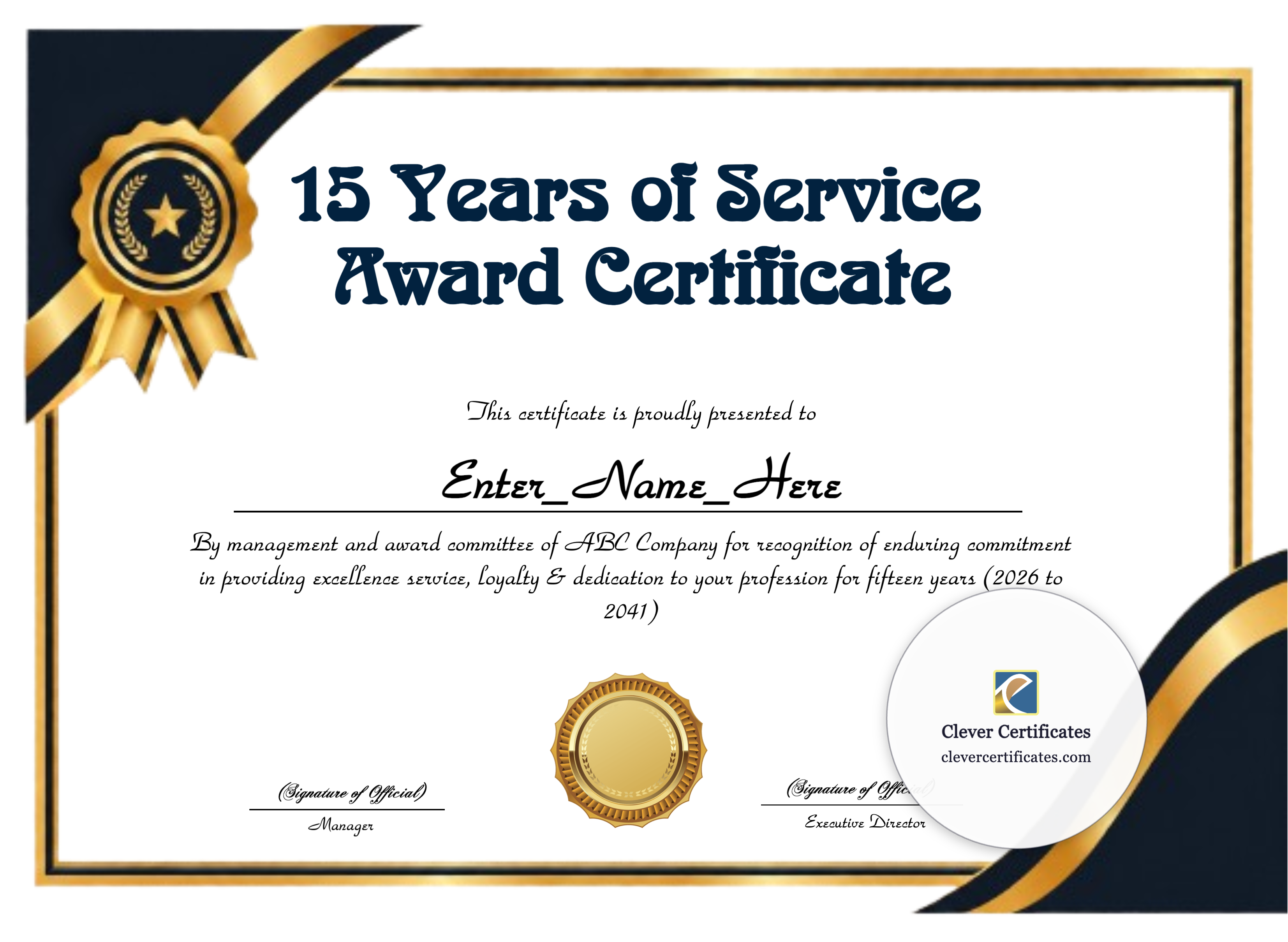 Certificate preview