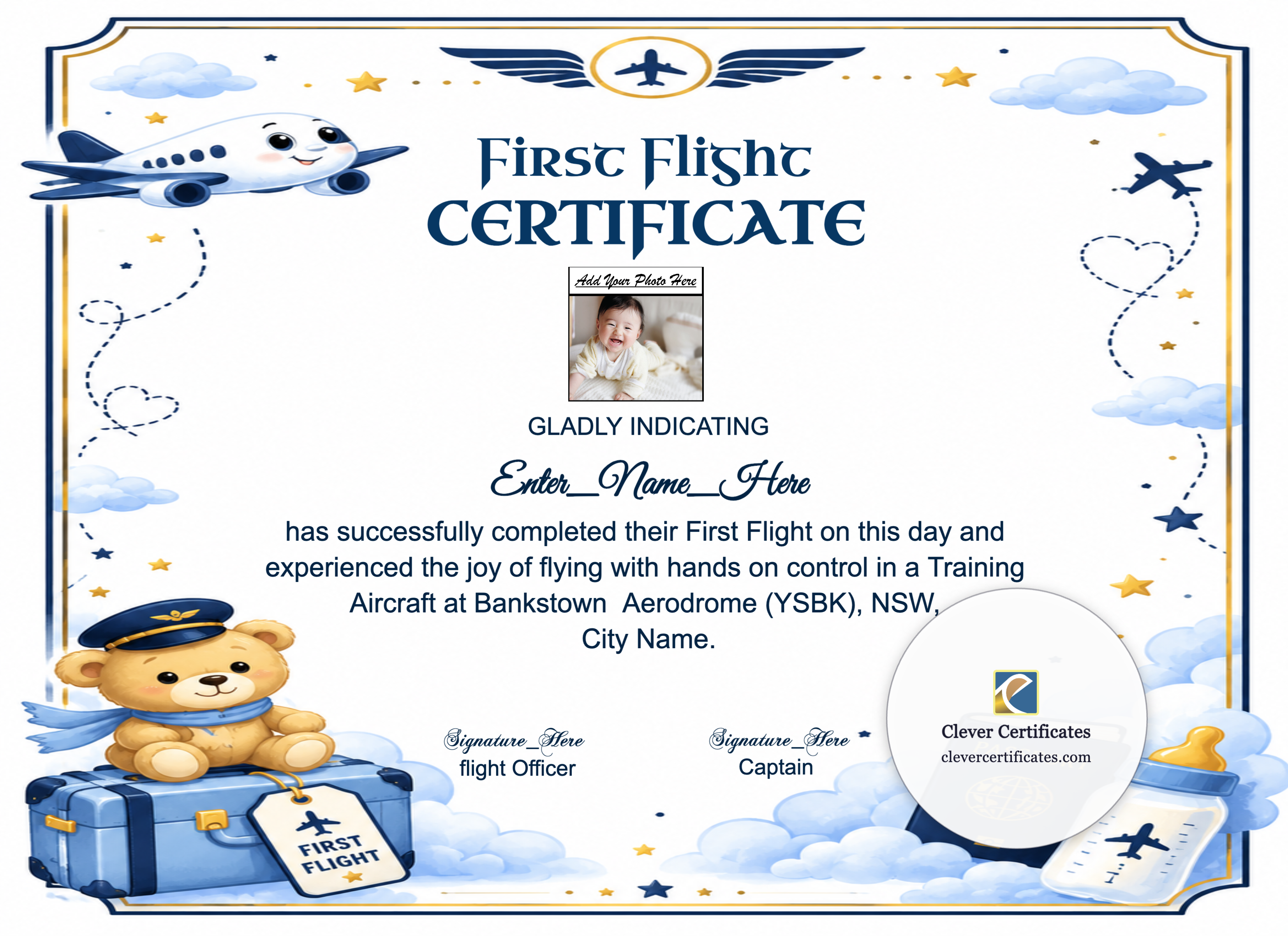 Certificate preview