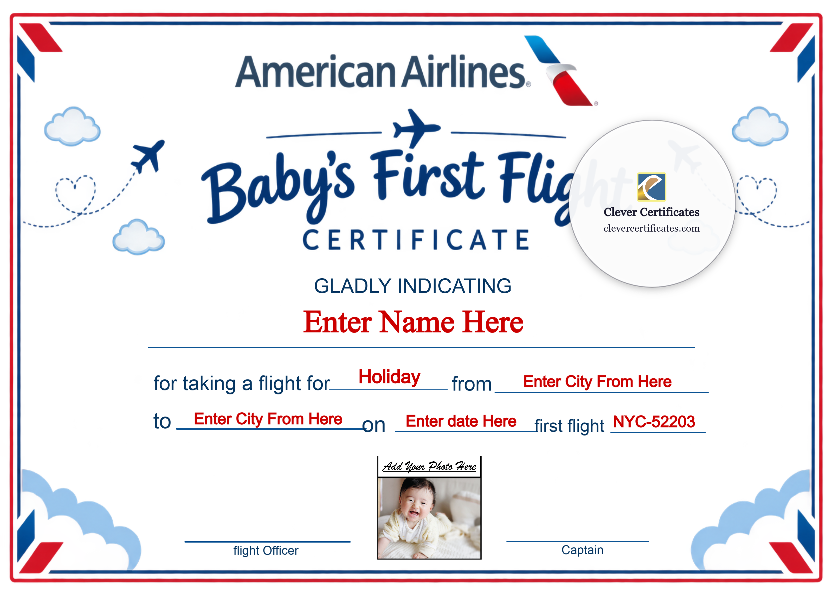 Certificate preview