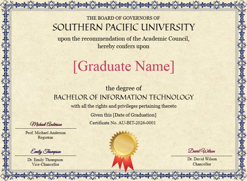 Certificate preview