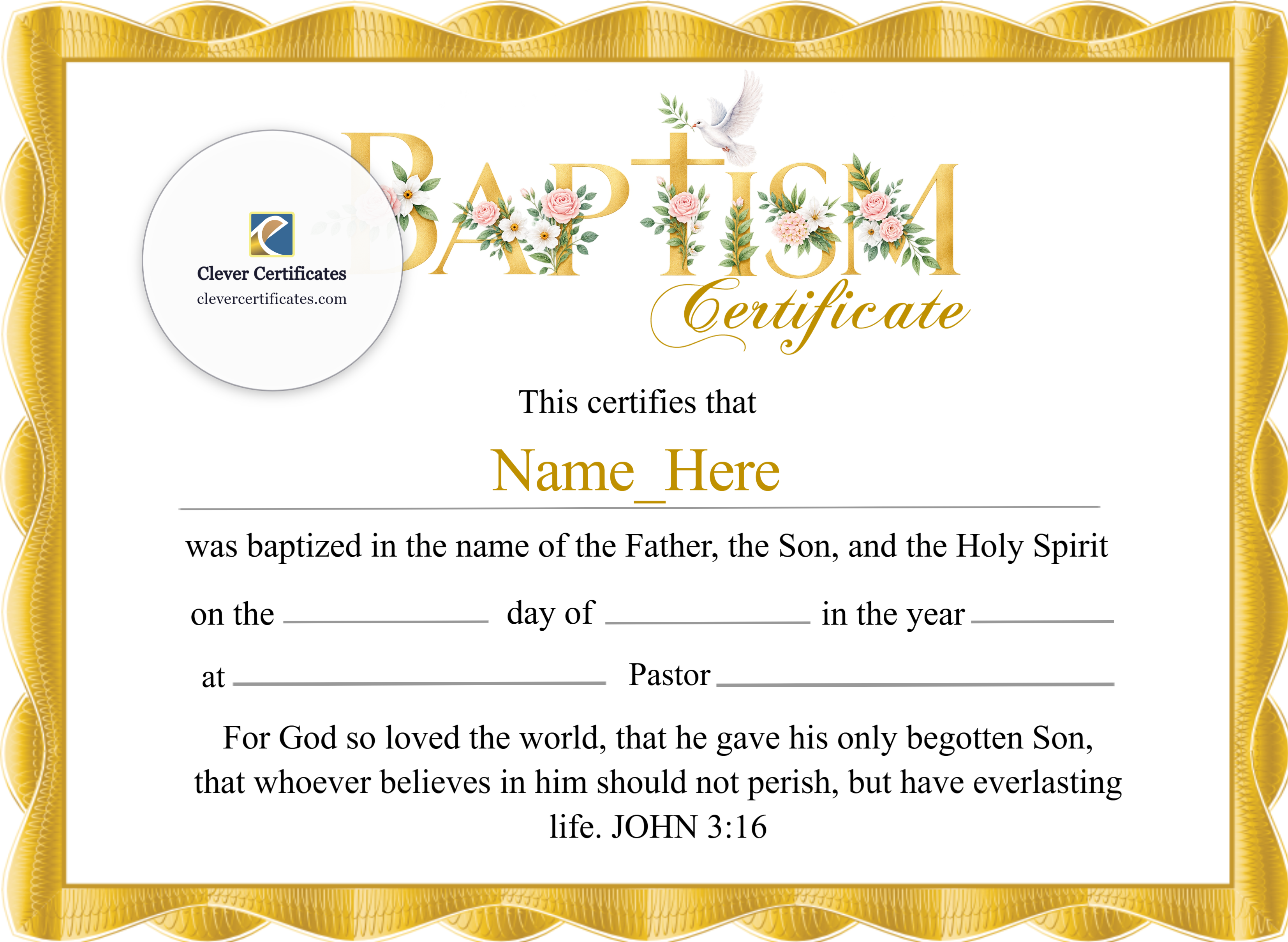 Certificate preview