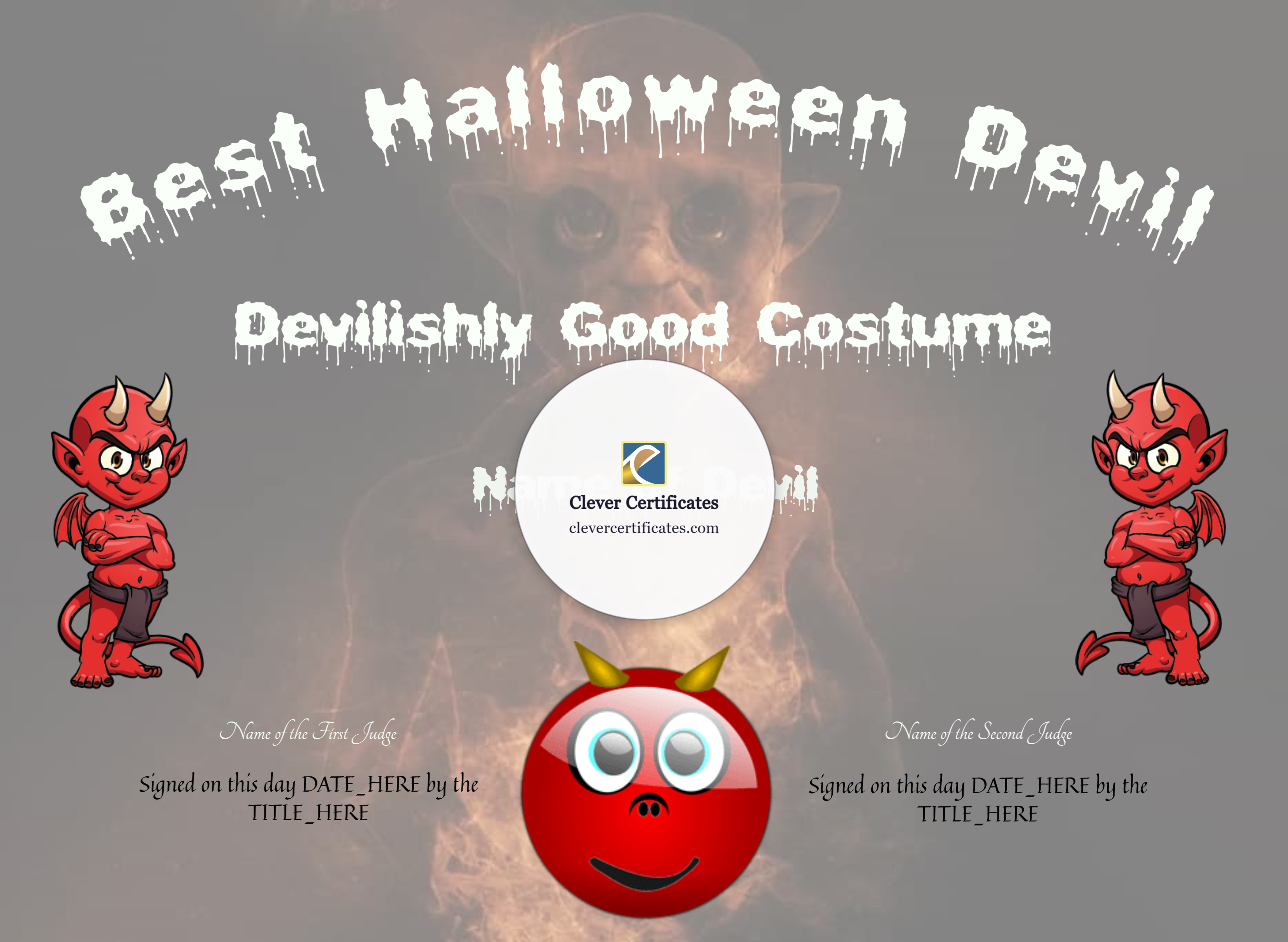 Certificate preview