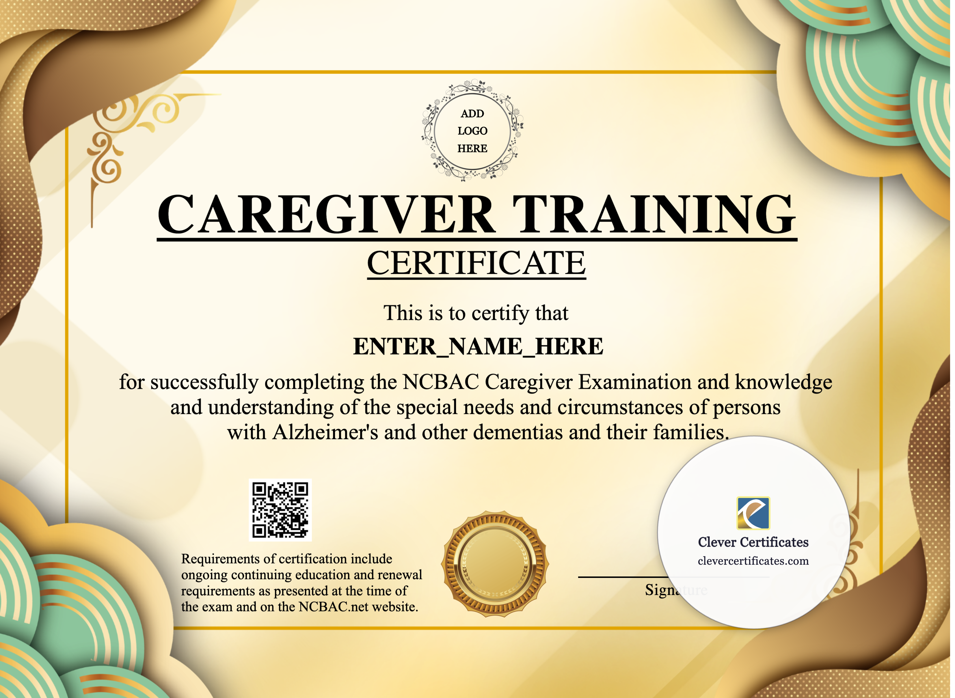 Certificate preview