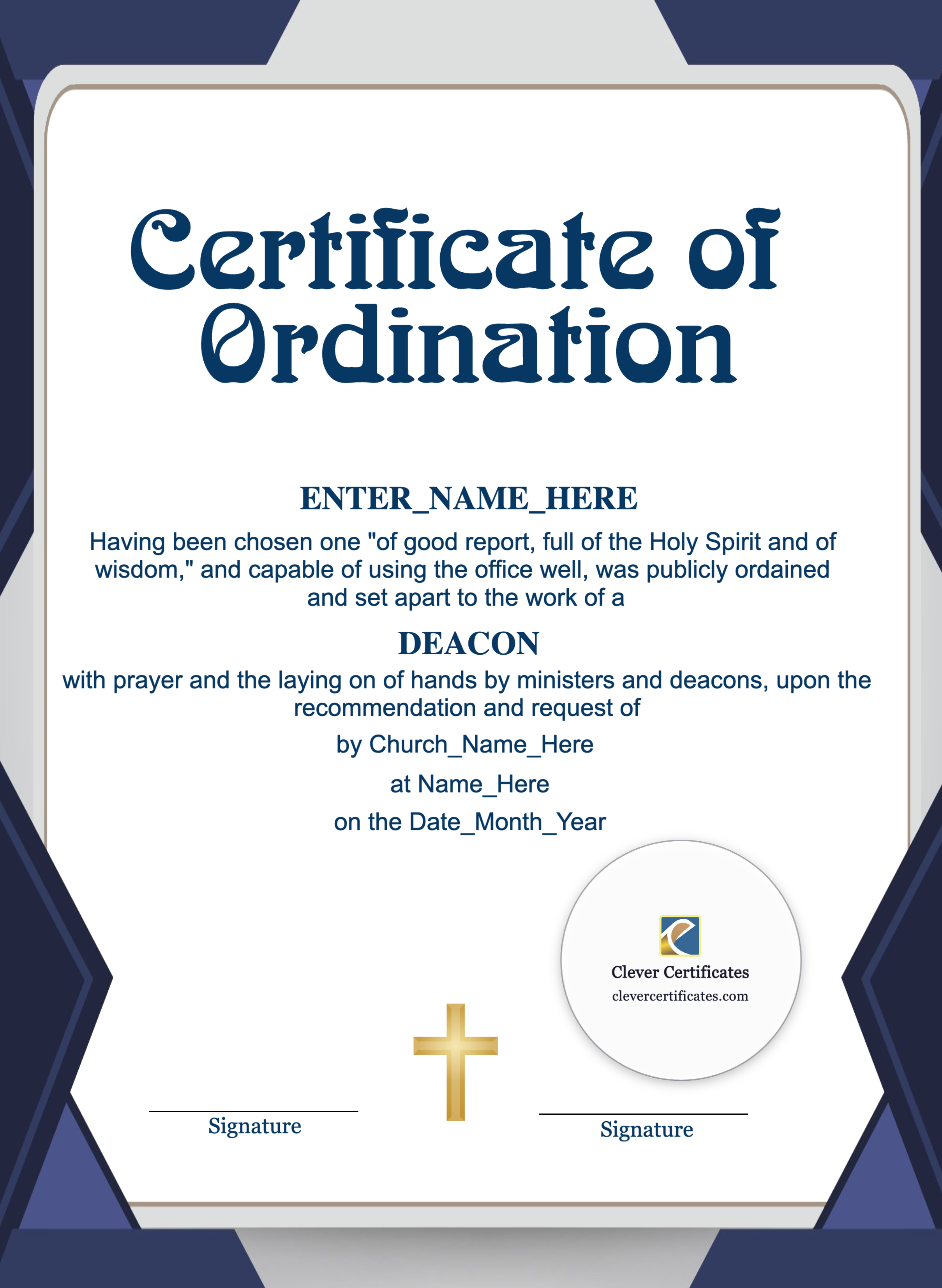 Certificate preview