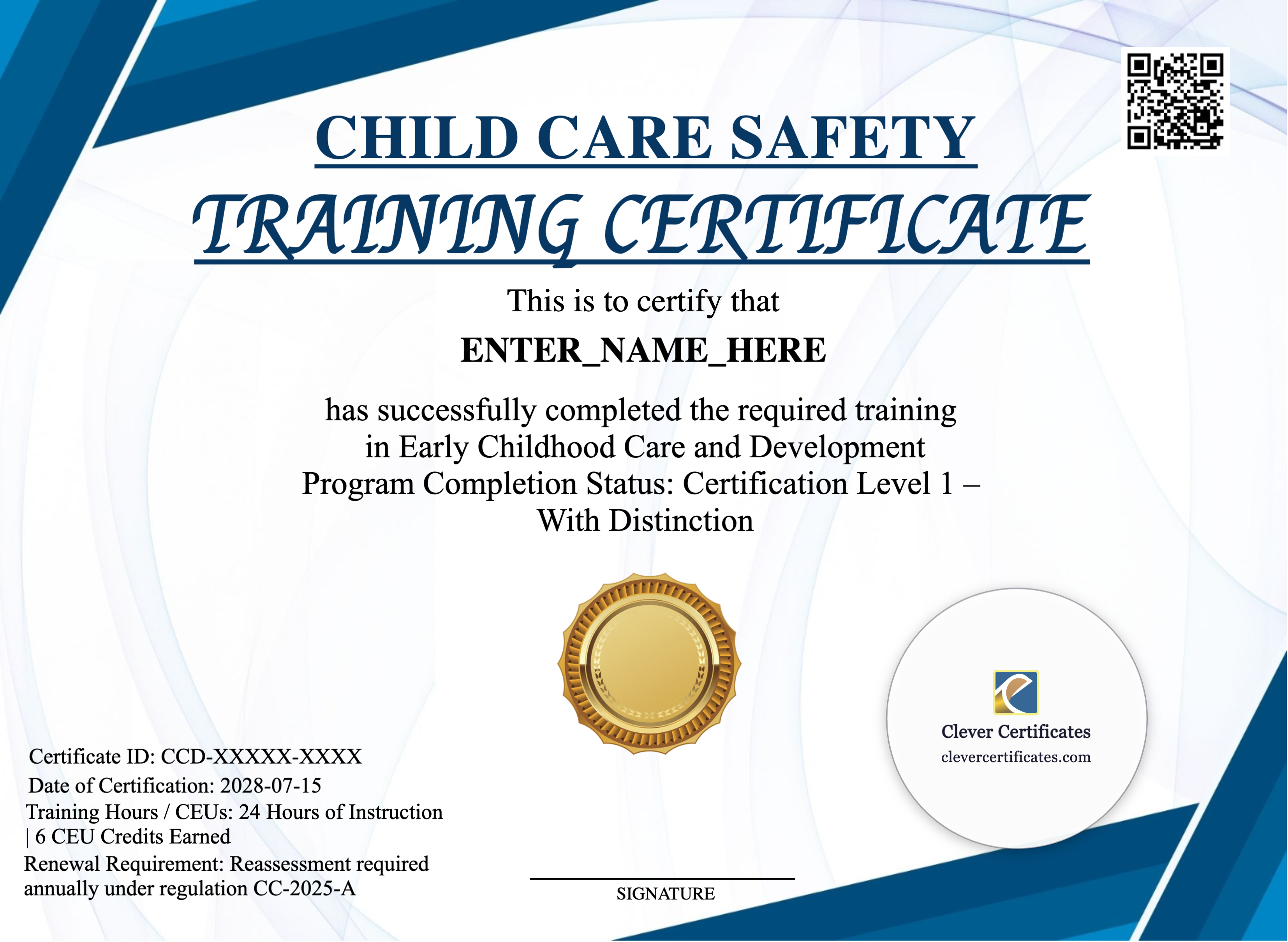 Certificate preview
