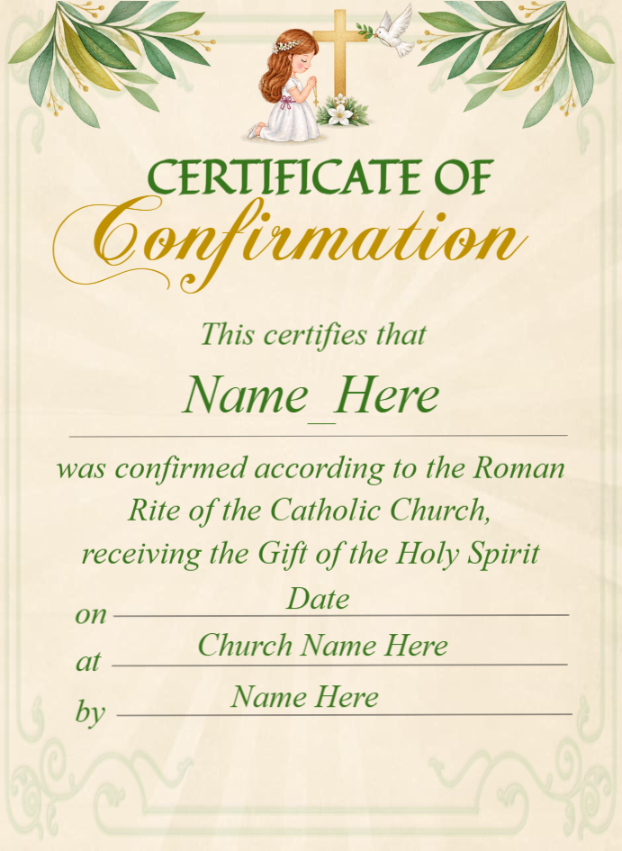 Certificate preview