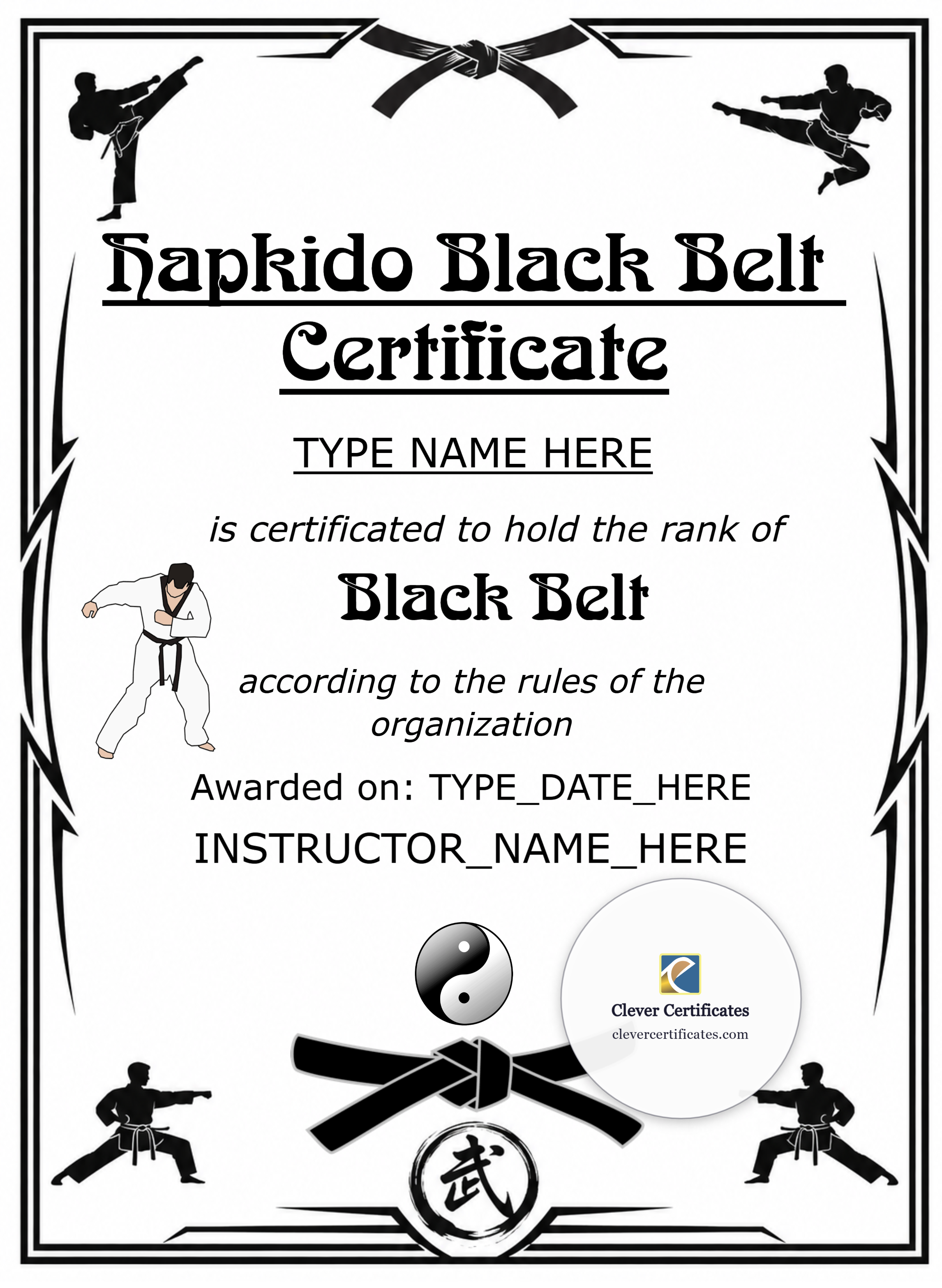 Certificate preview