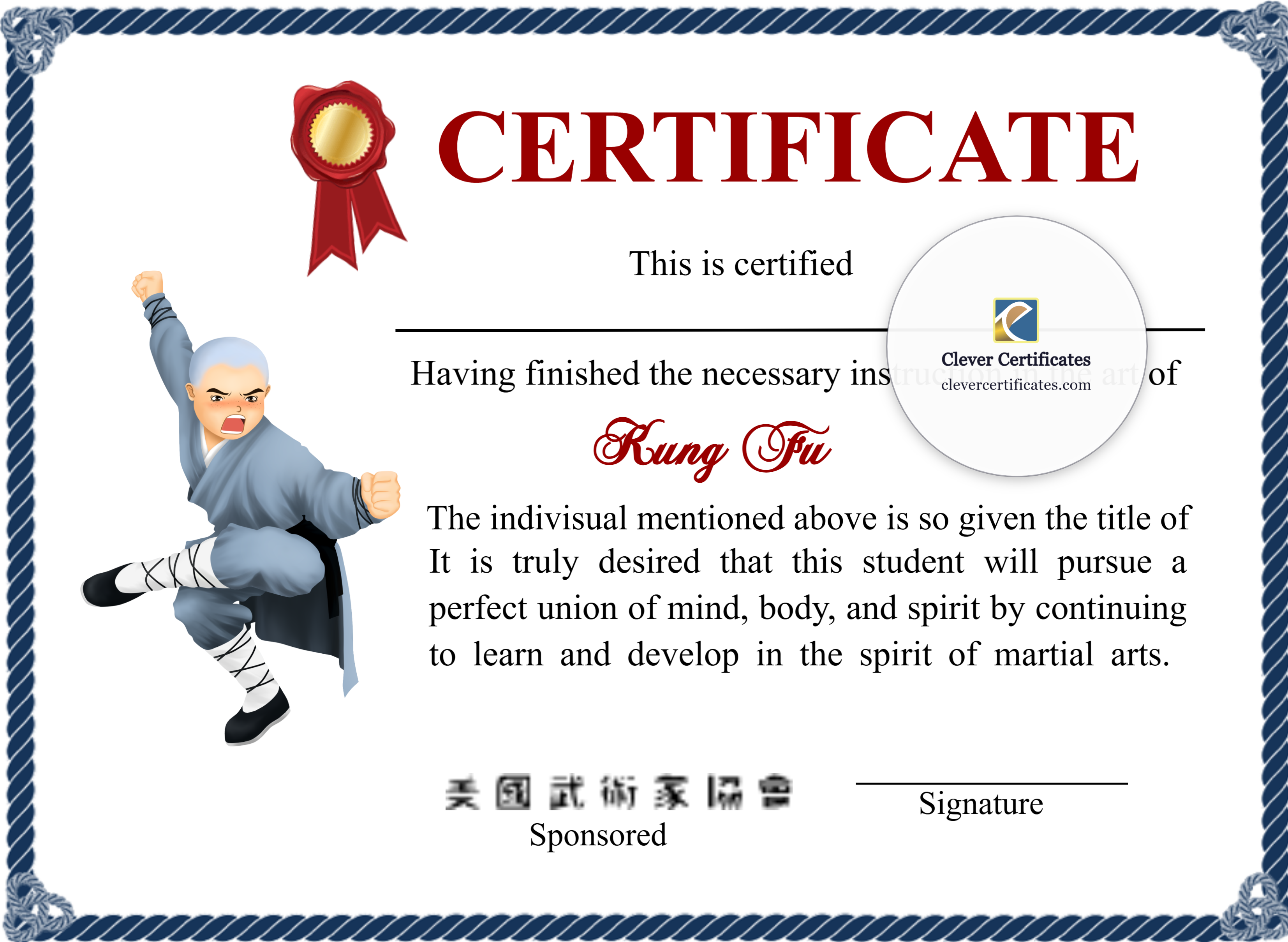 Certificate preview