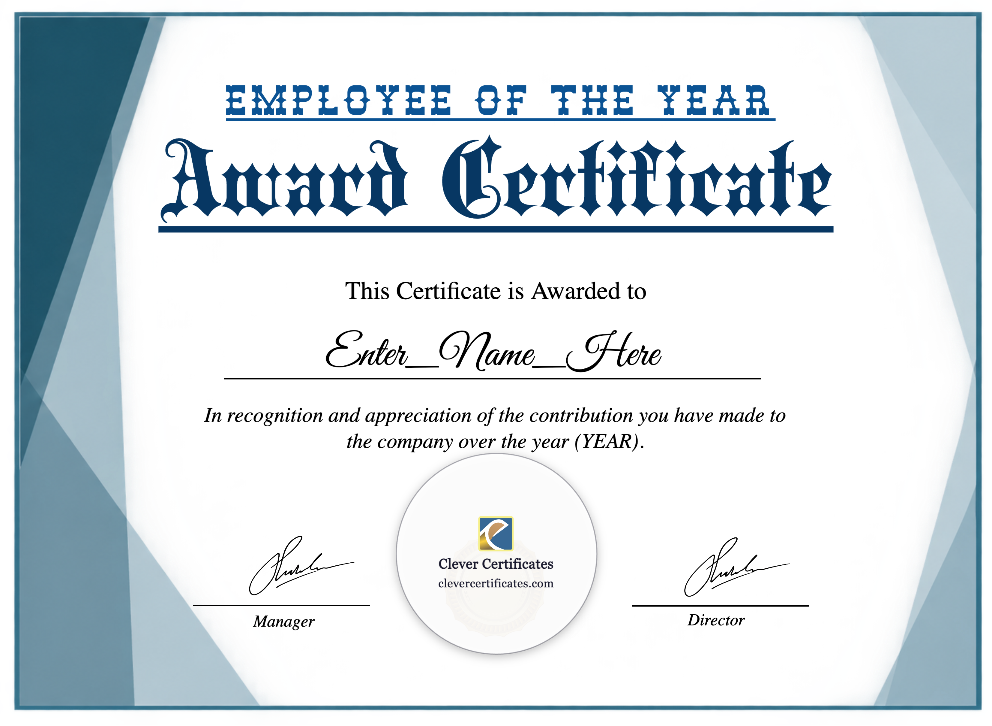 Certificate preview