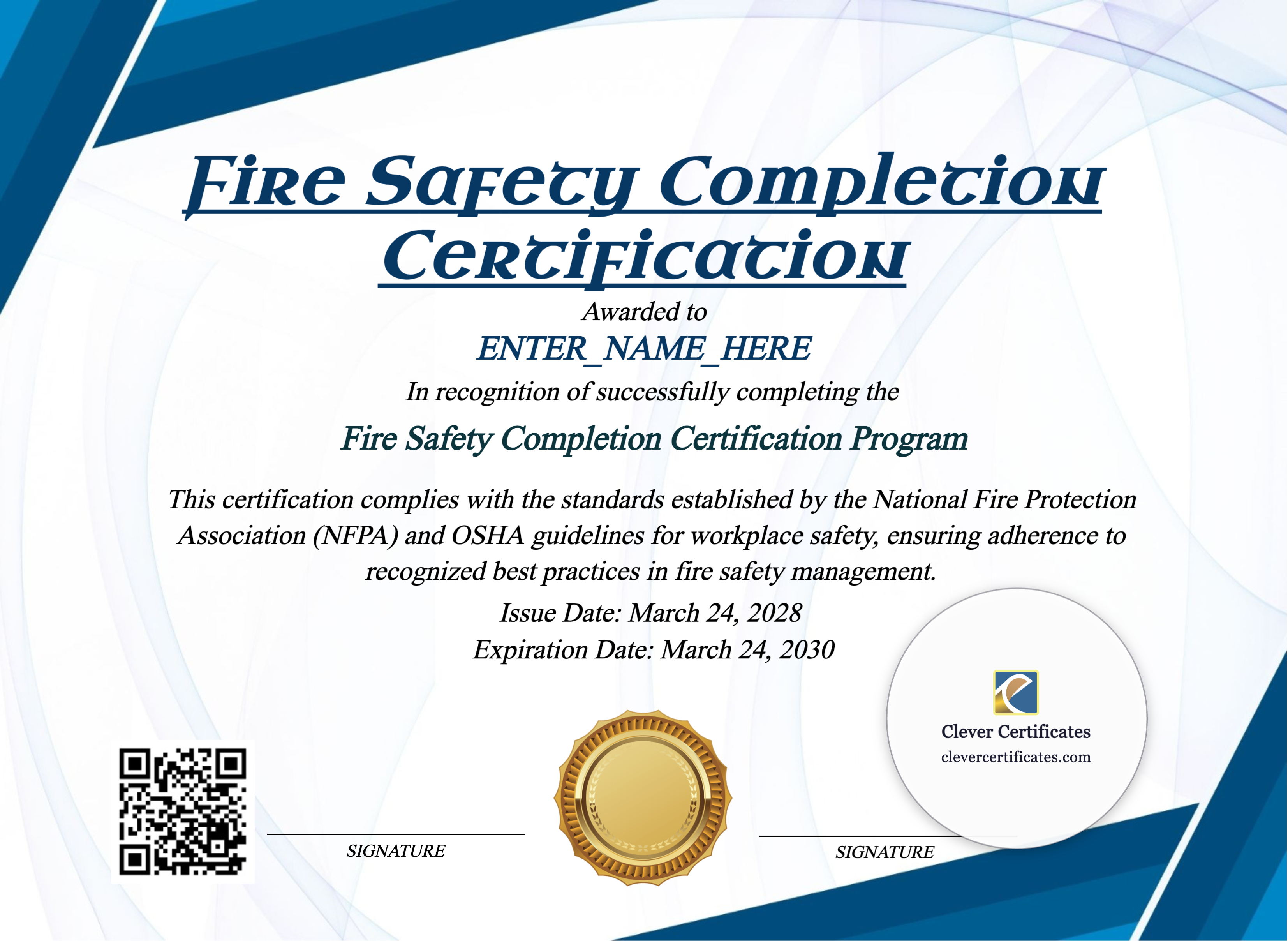 Certificate preview