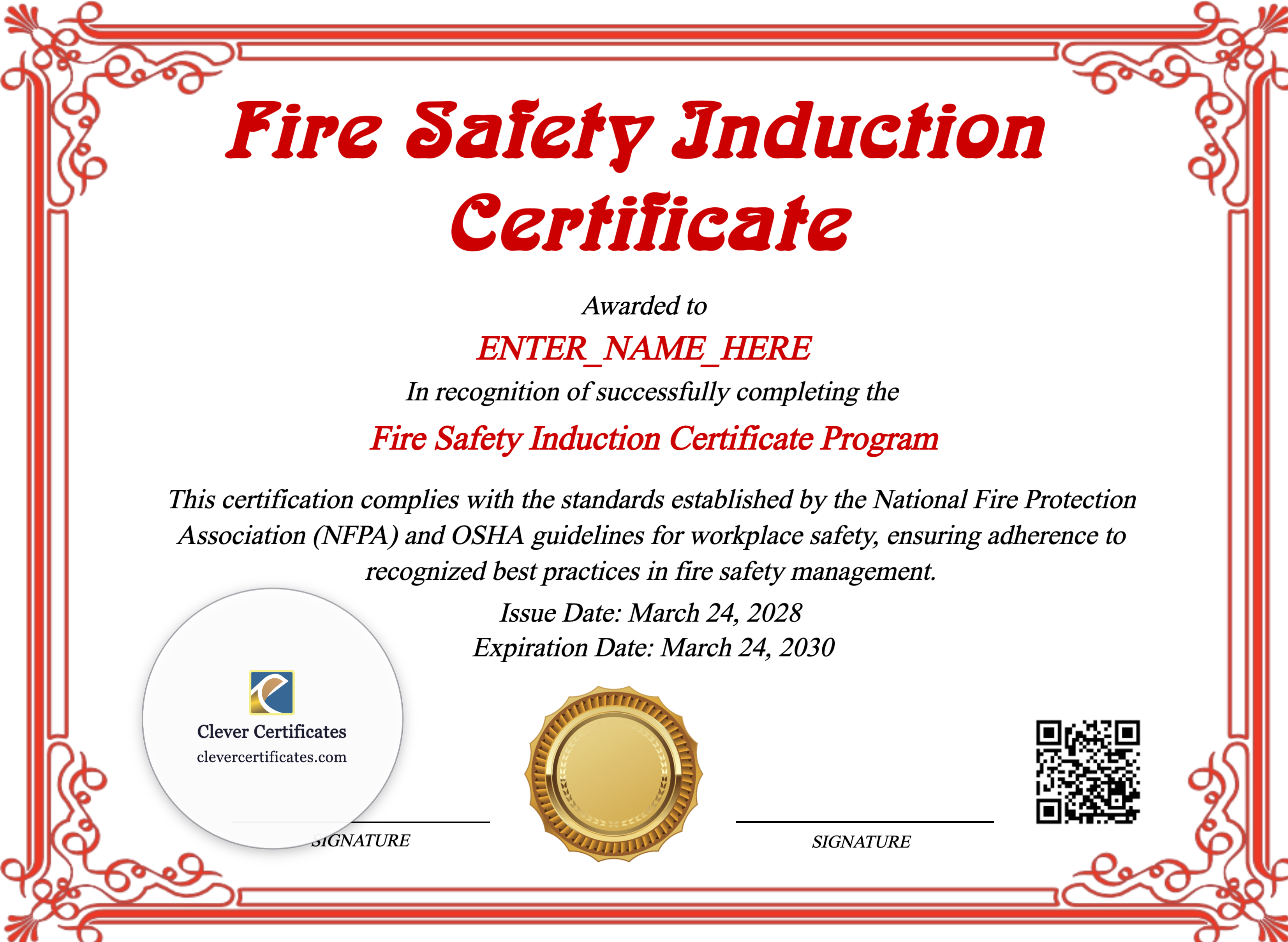 Certificate preview