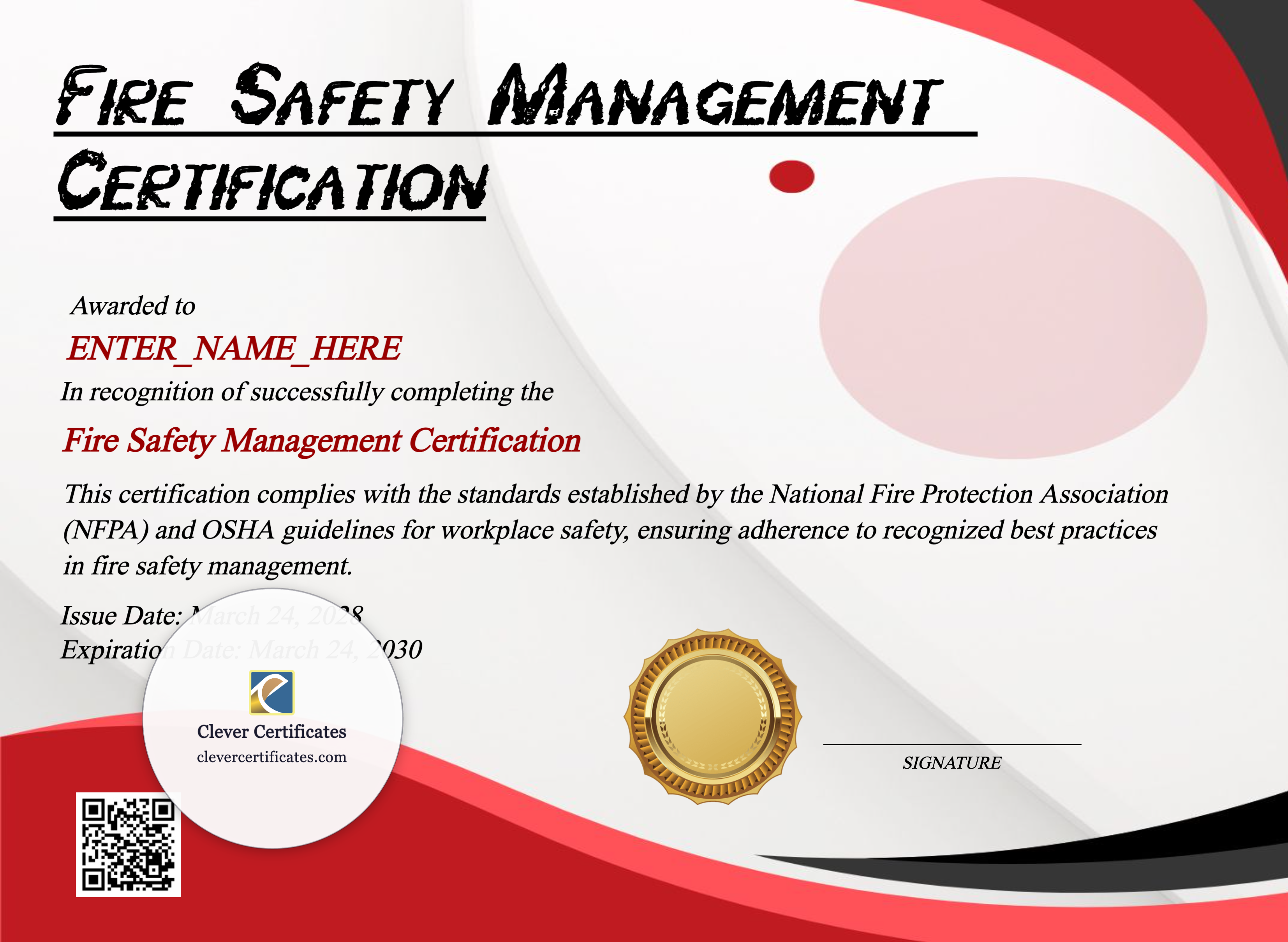 Certificate preview