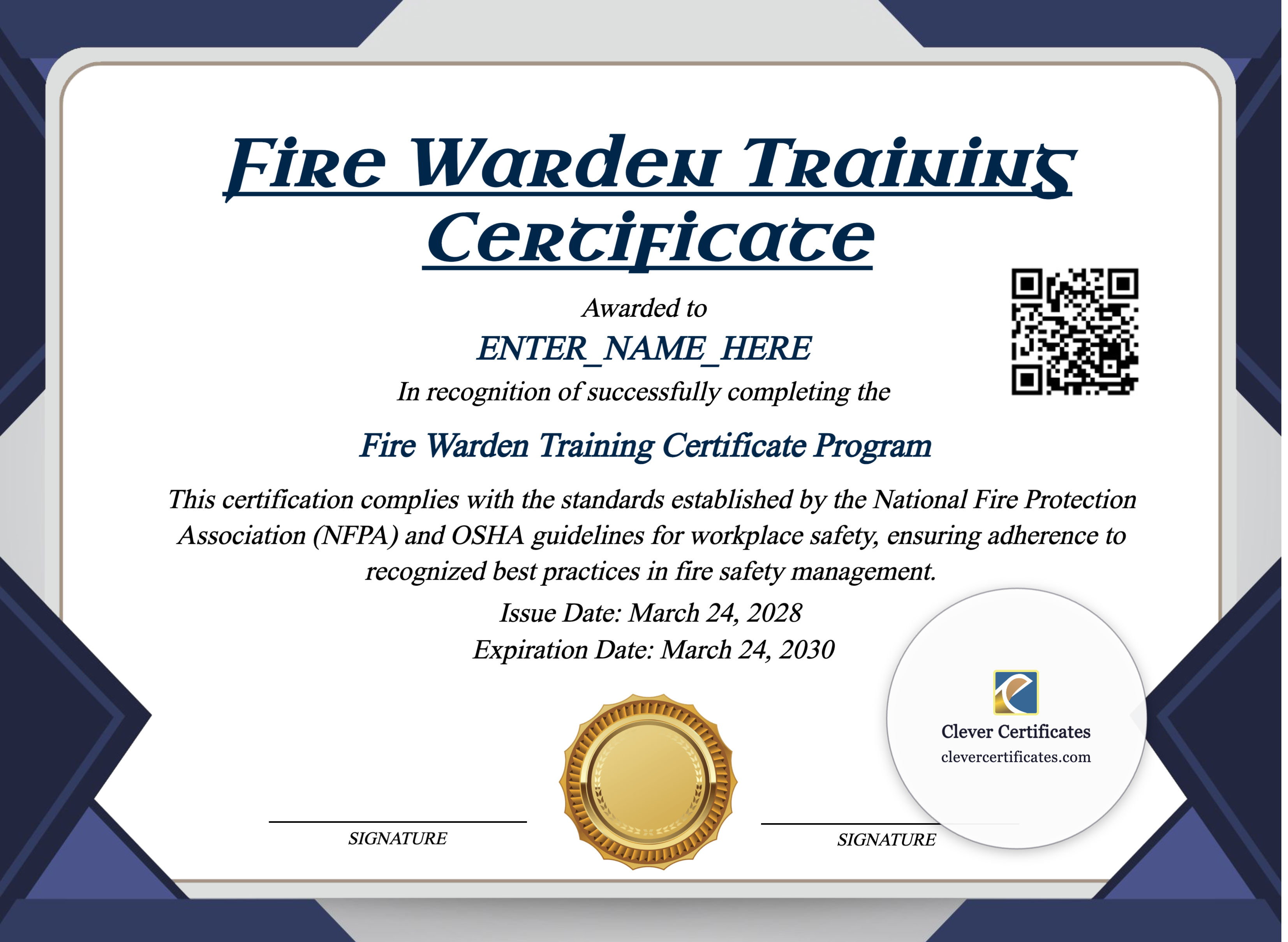 Certificate preview