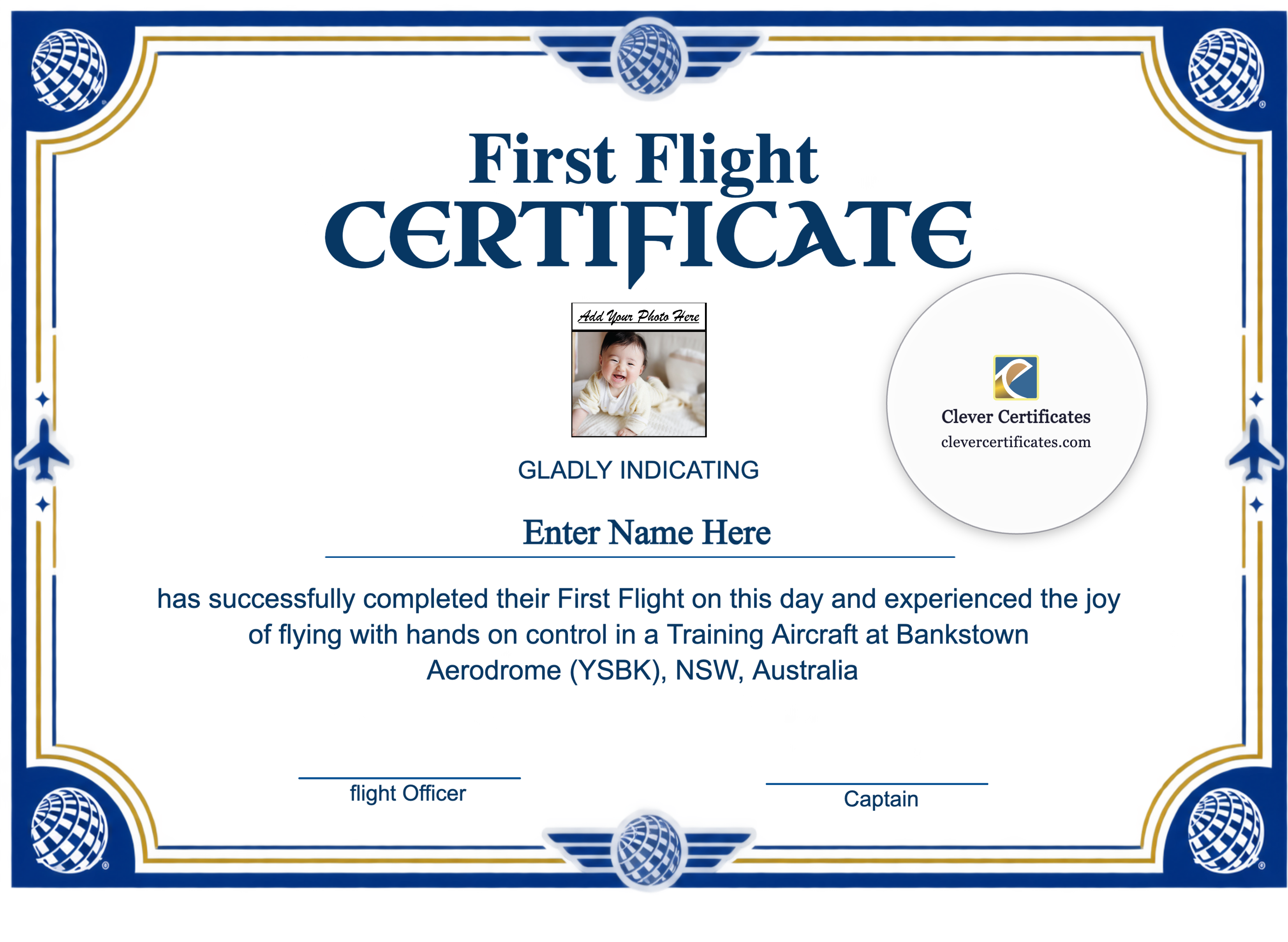 Certificate preview