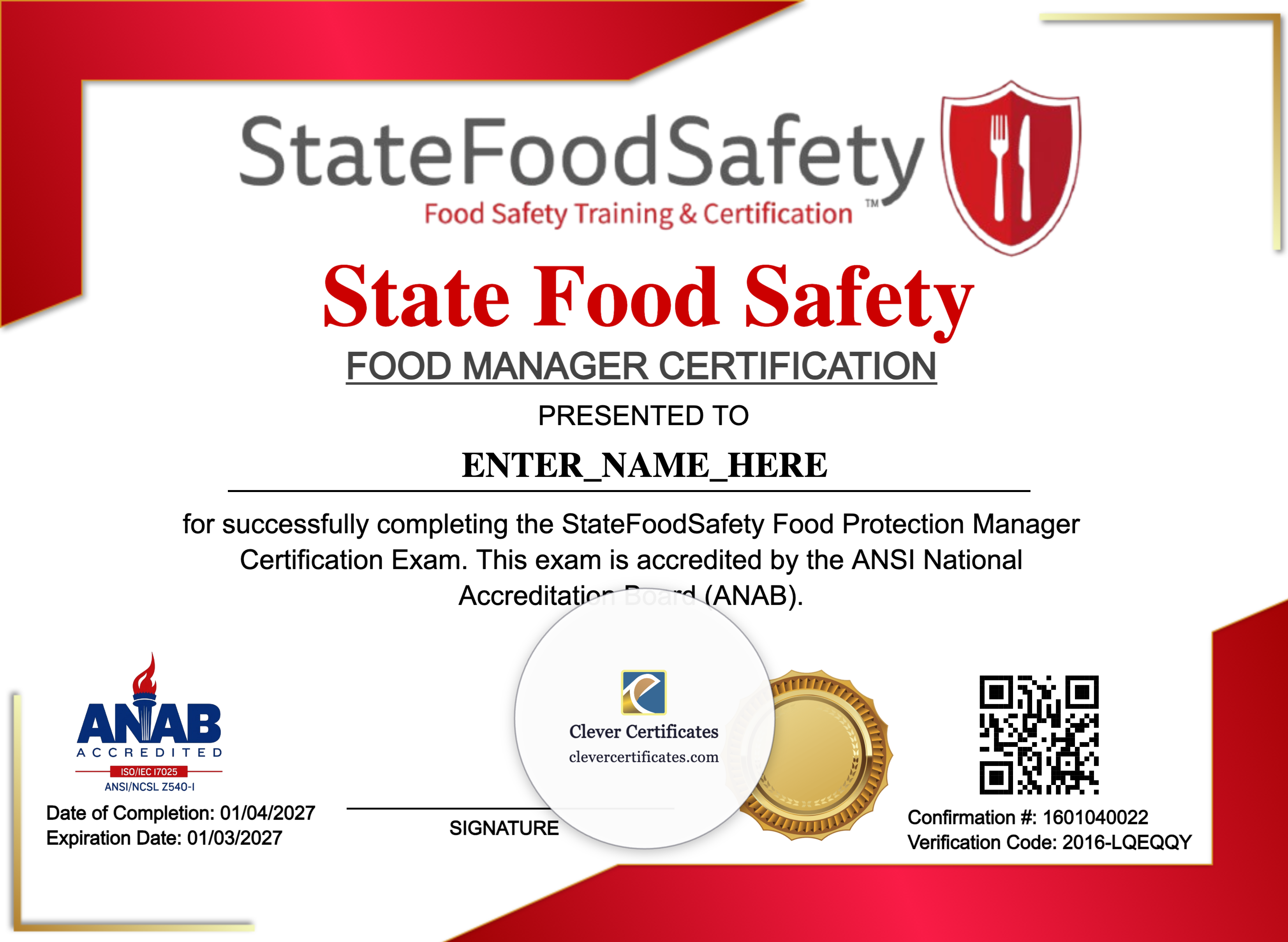Certificate preview