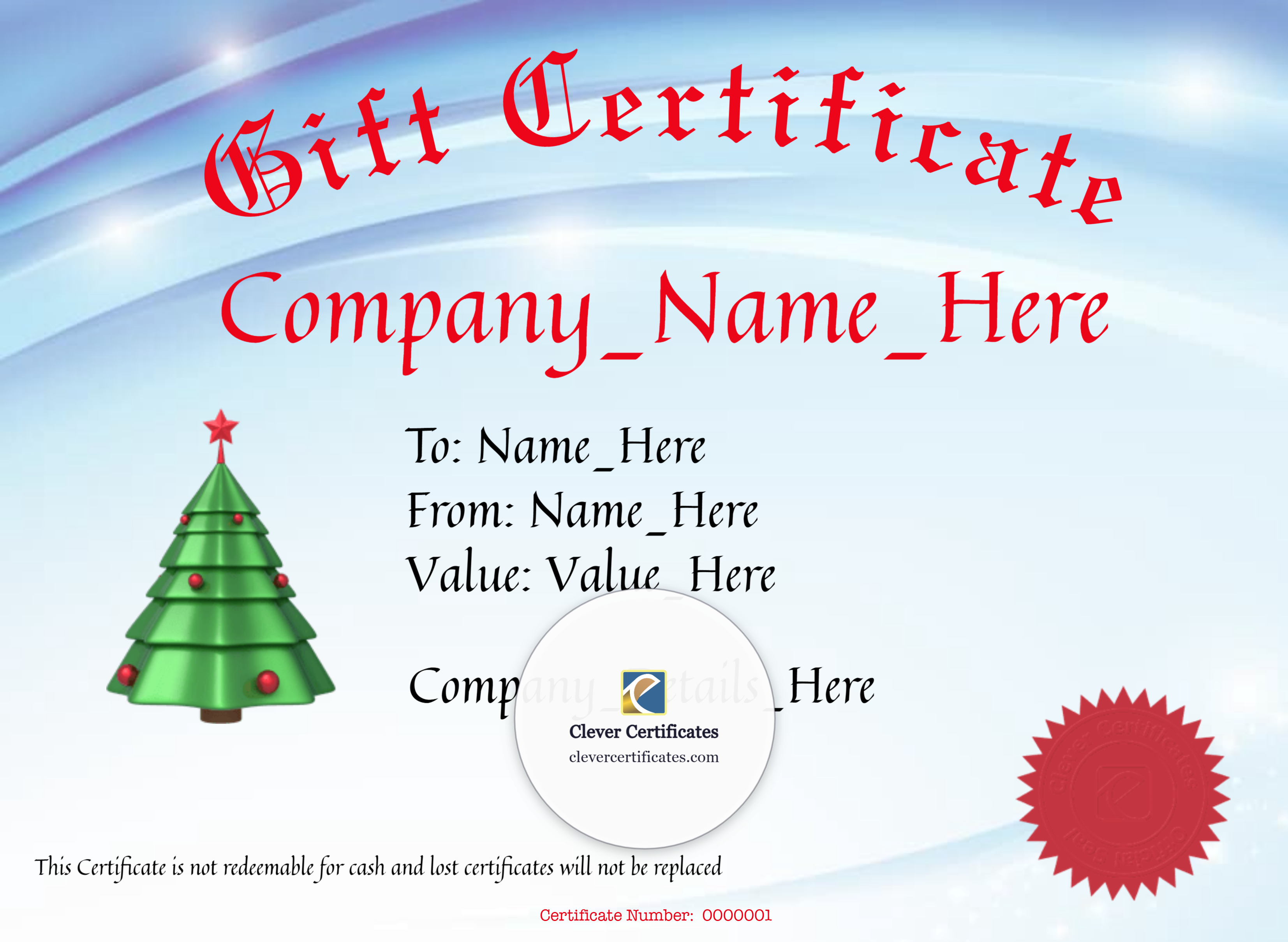 Certificate preview
