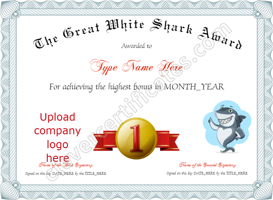 Great White Shark Award