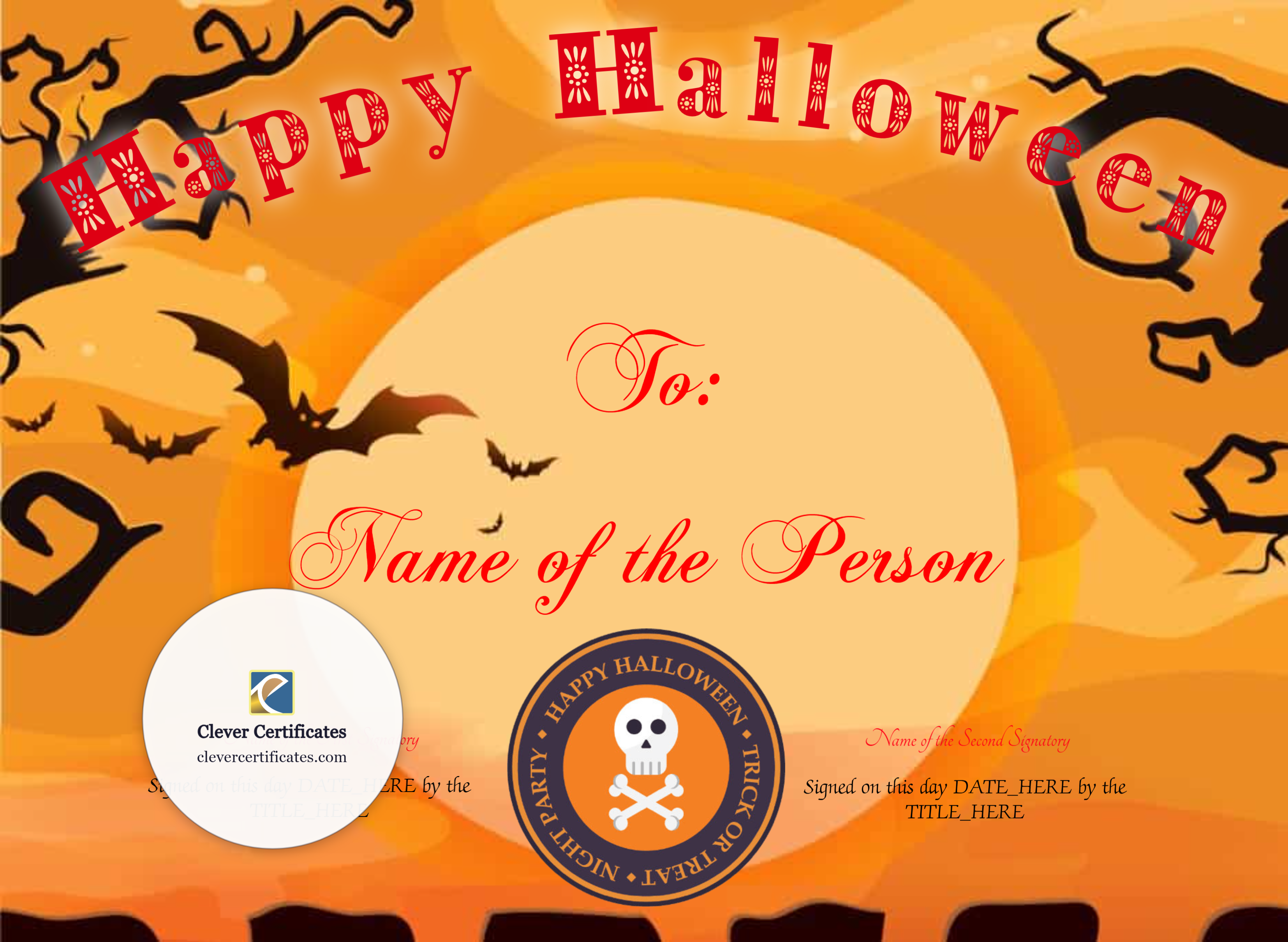 Certificate preview