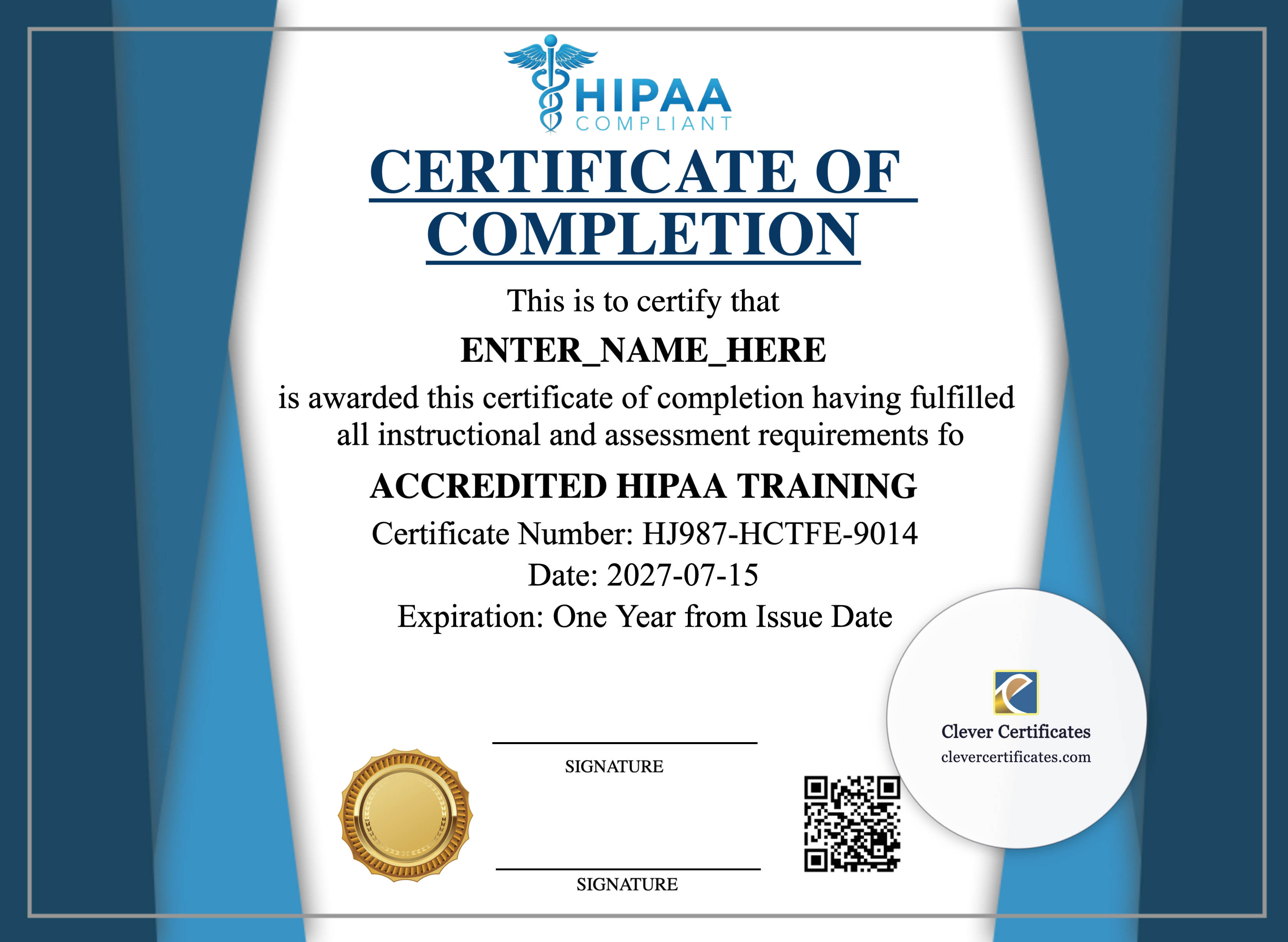 Certificate preview