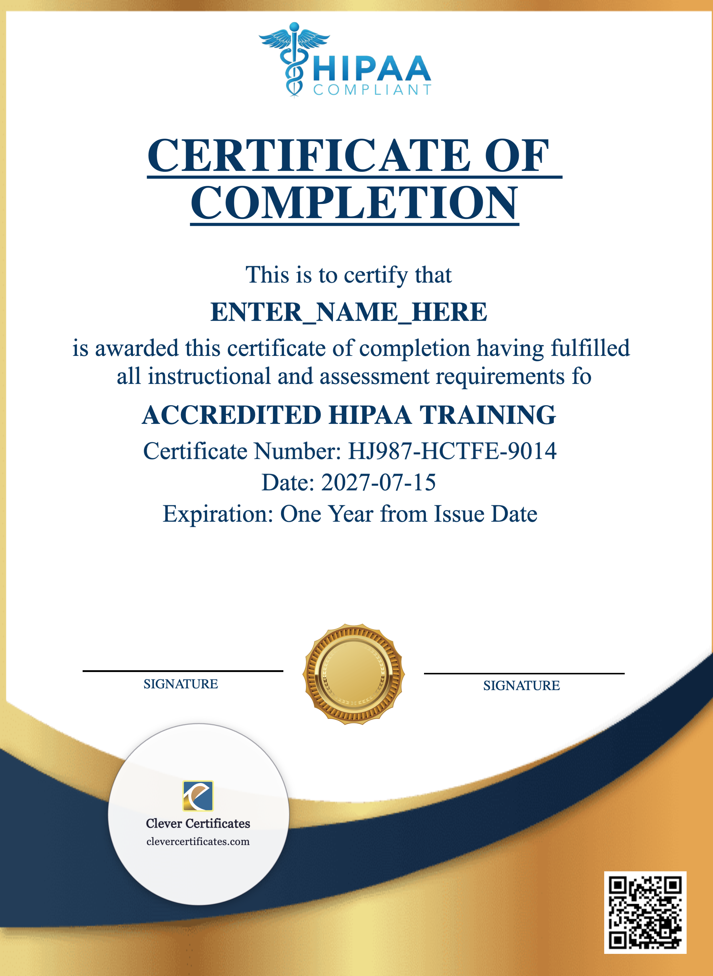 Certificate preview