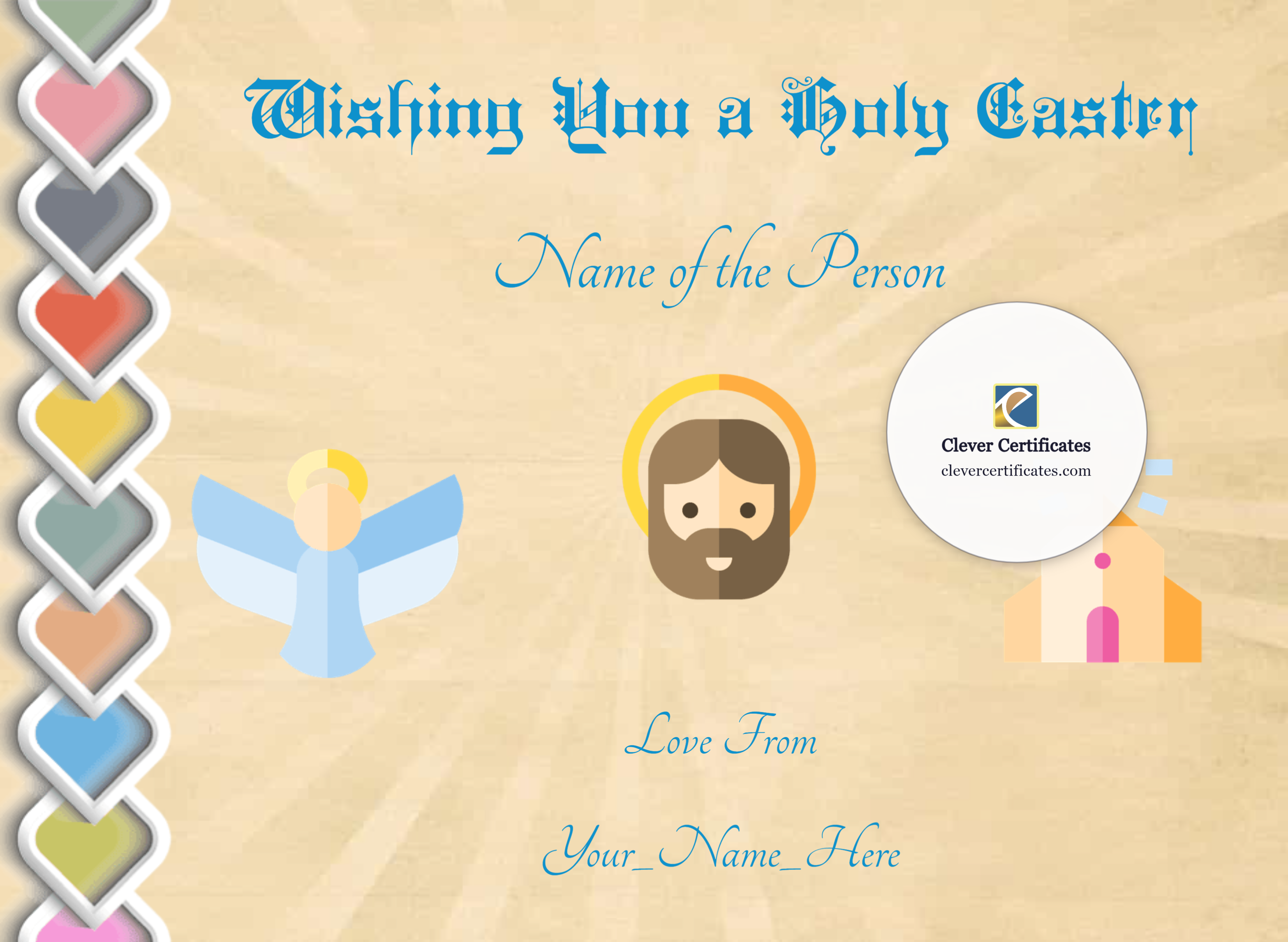Certificate preview
