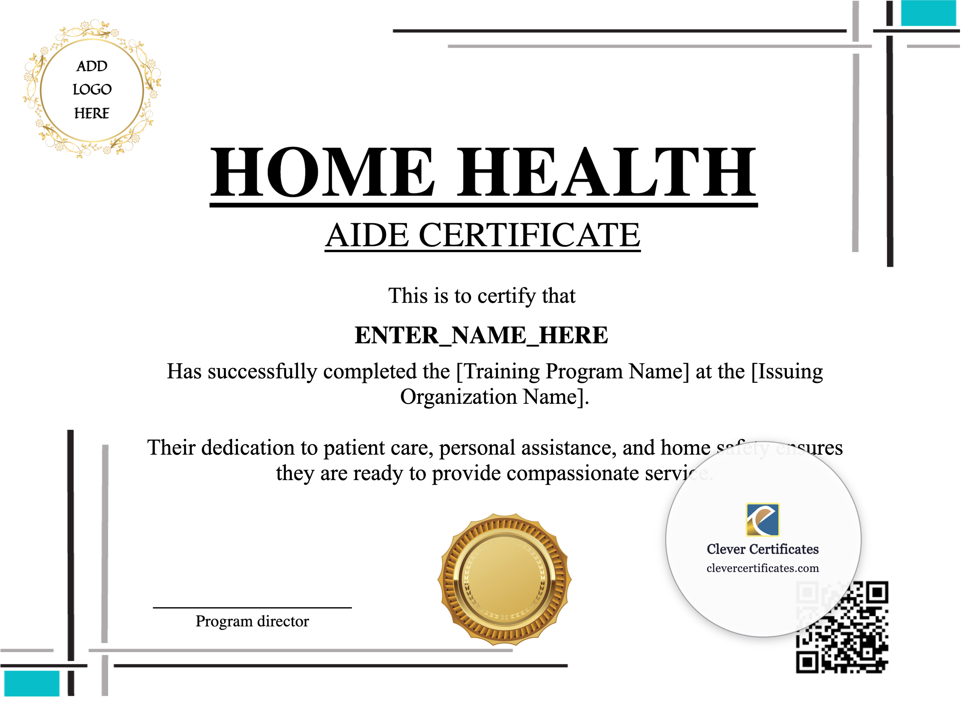 Certificate preview
