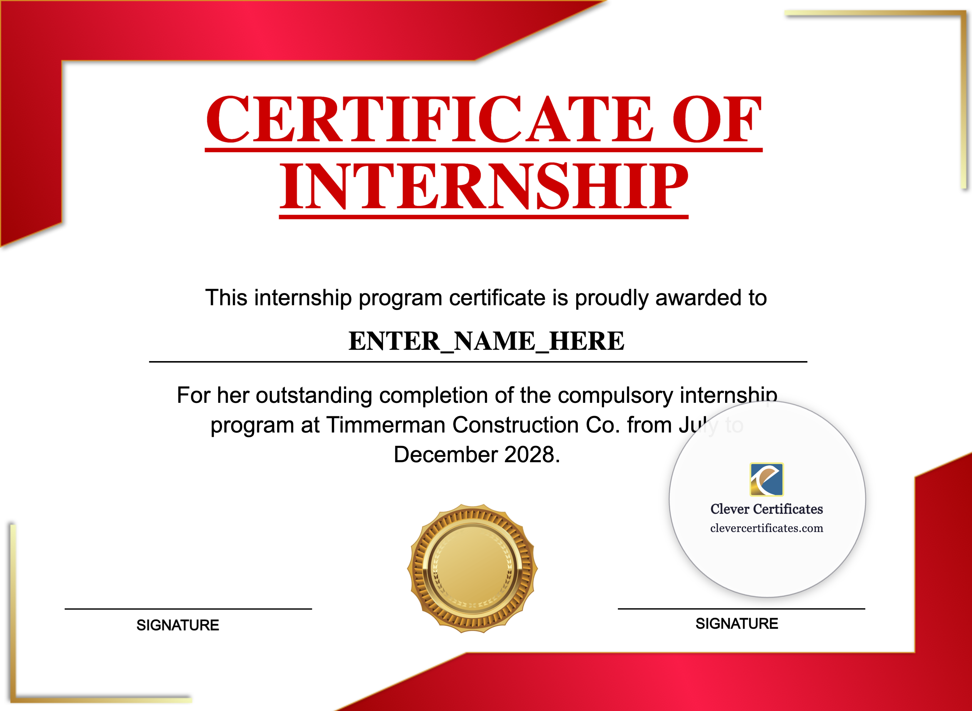 Certificate preview