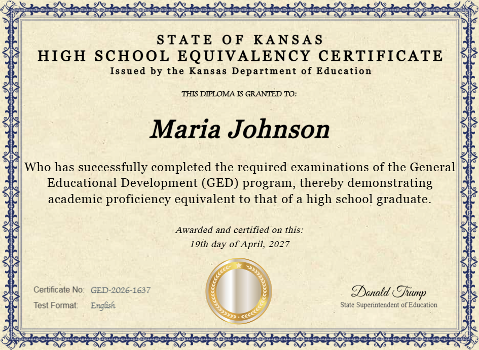 Certificate preview