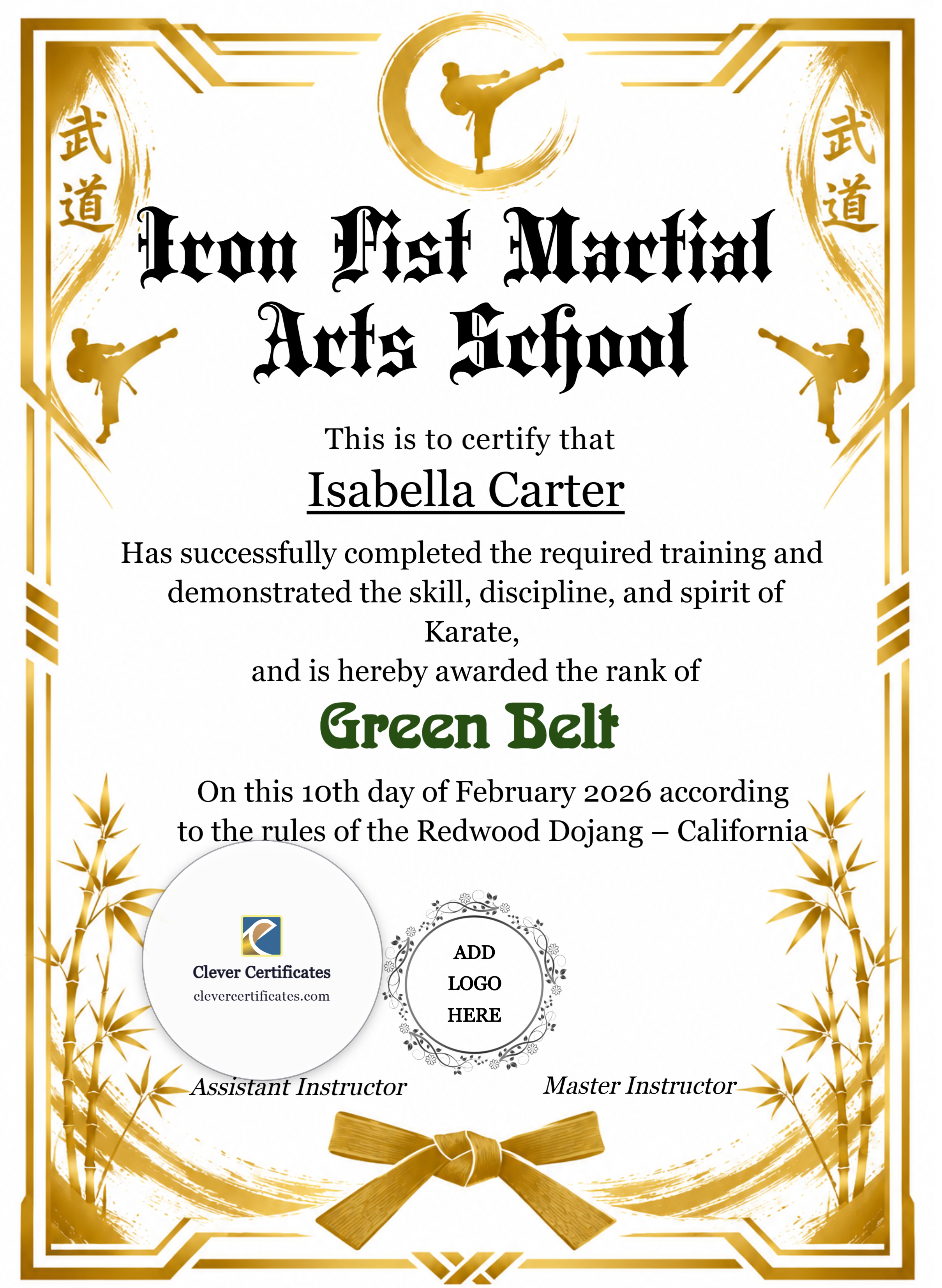 Certificate preview