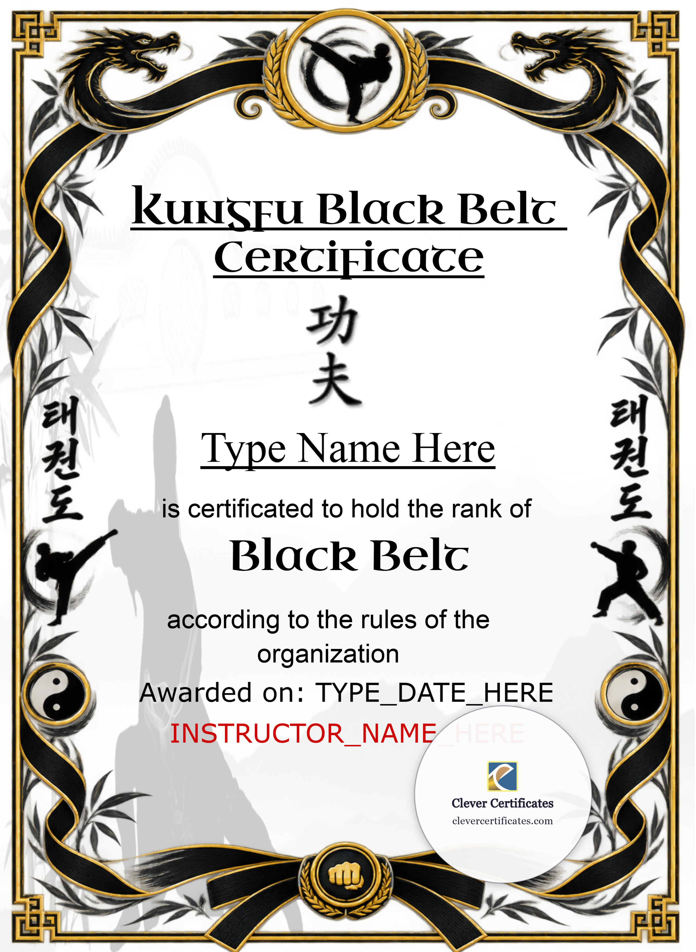 Certificate preview