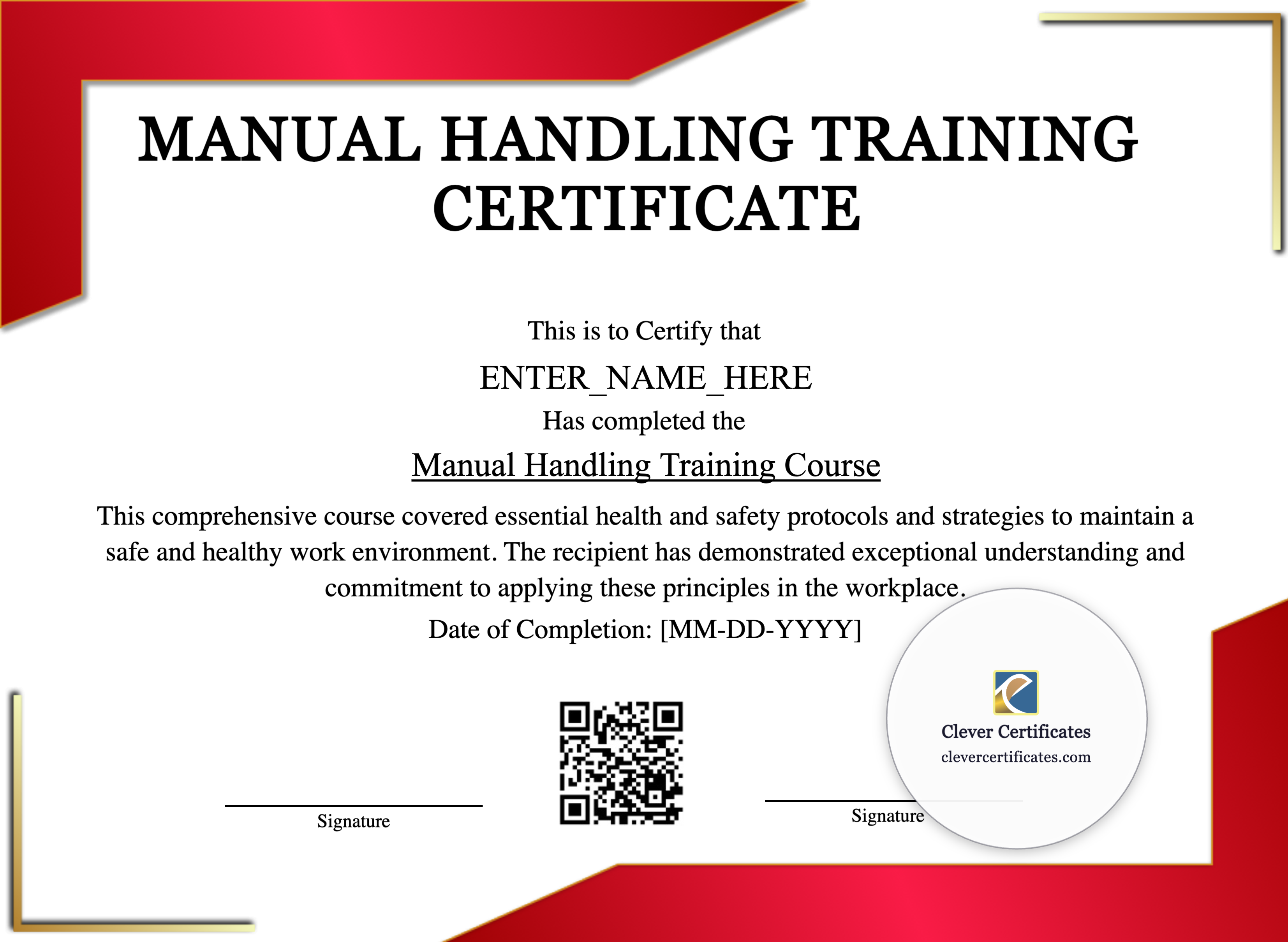 Certificate preview