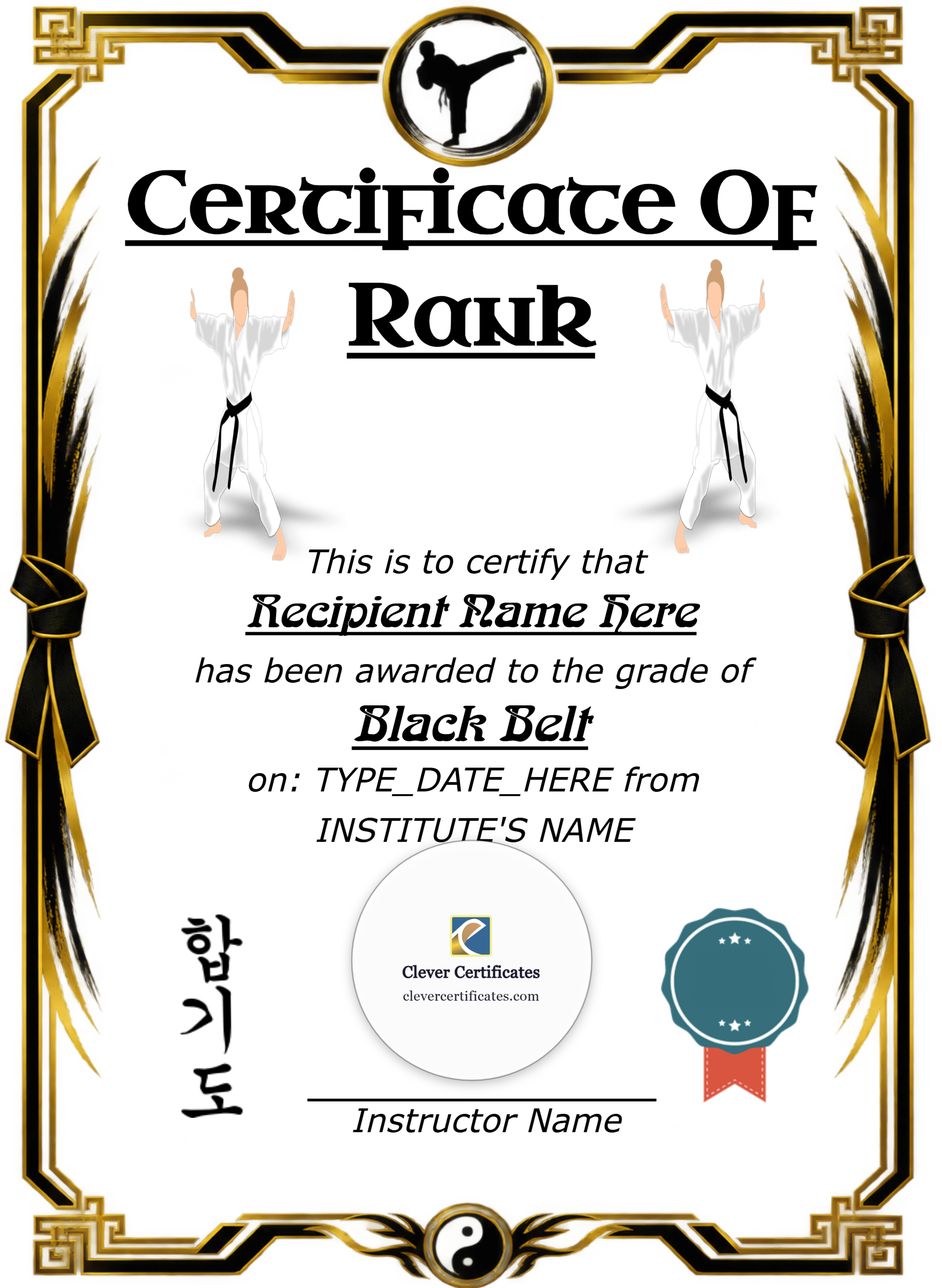 Certificate preview