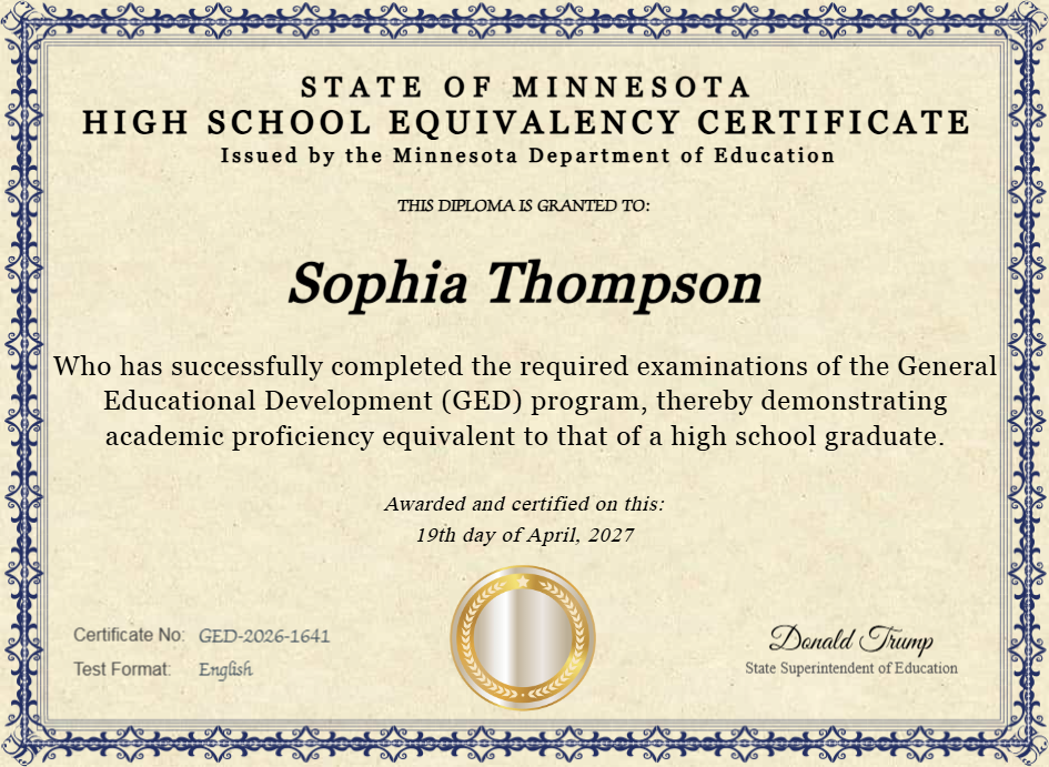 Certificate preview