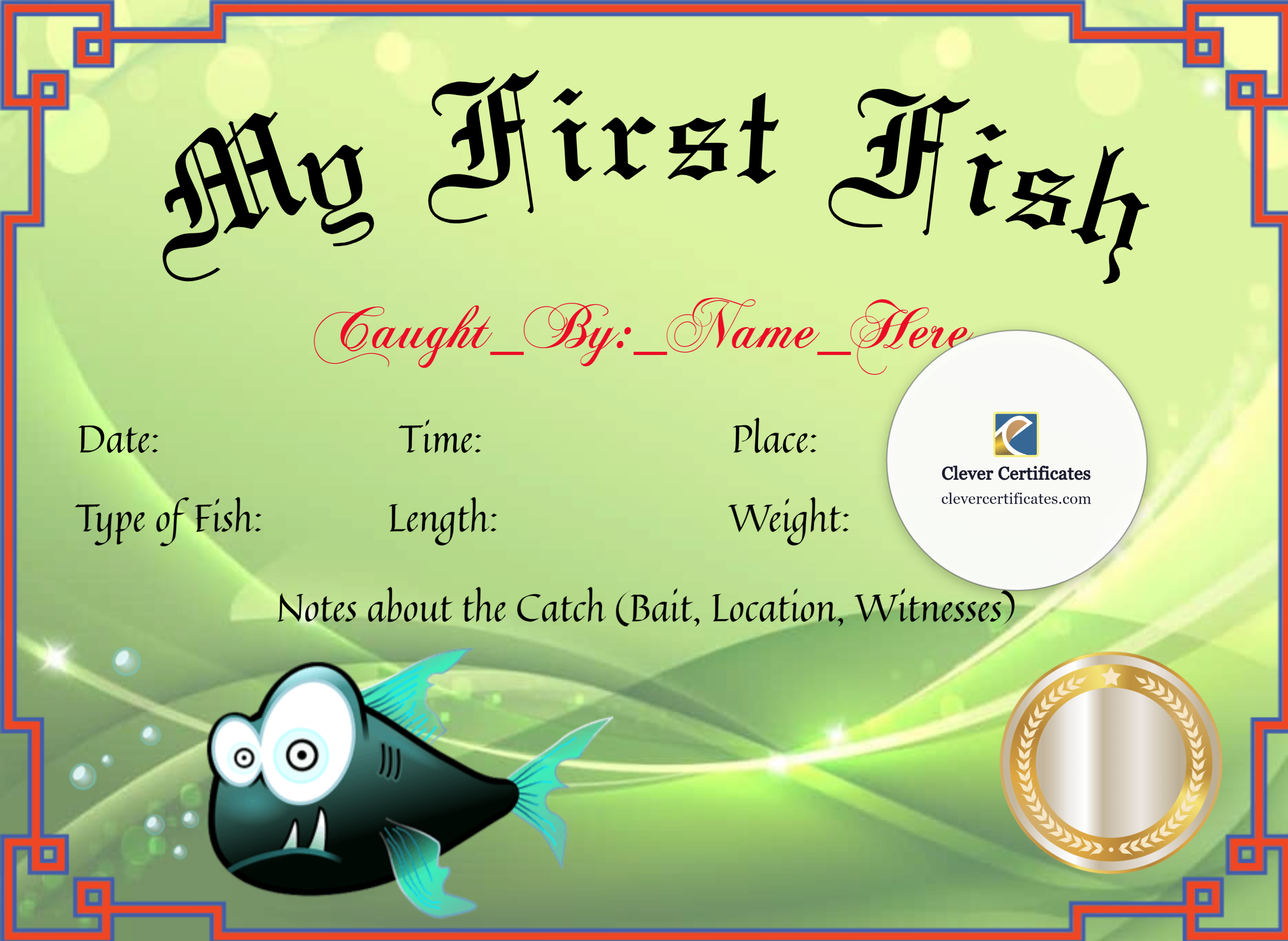 Certificate preview