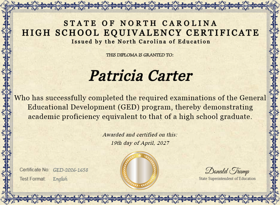 Certificate preview