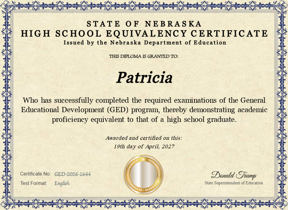 Certificate preview