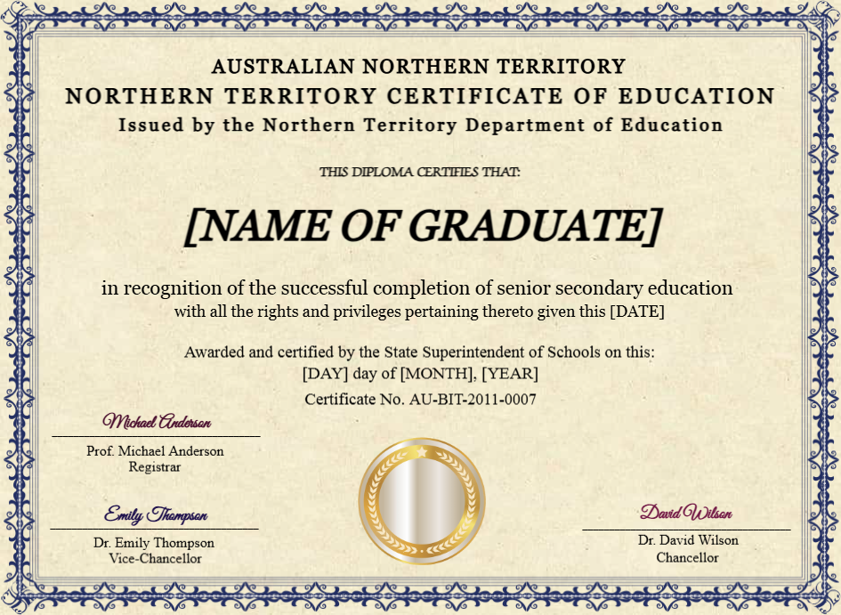 Certificate preview