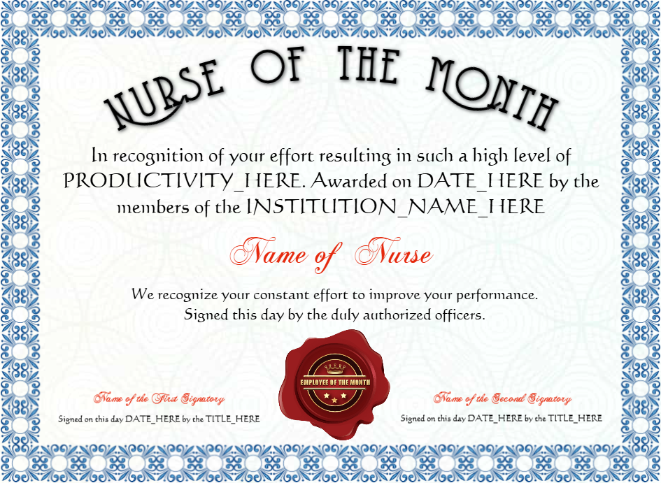 Certificate preview