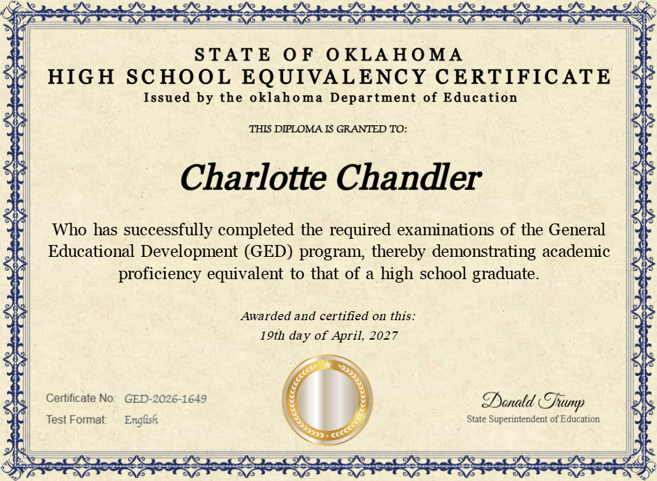 Certificate preview