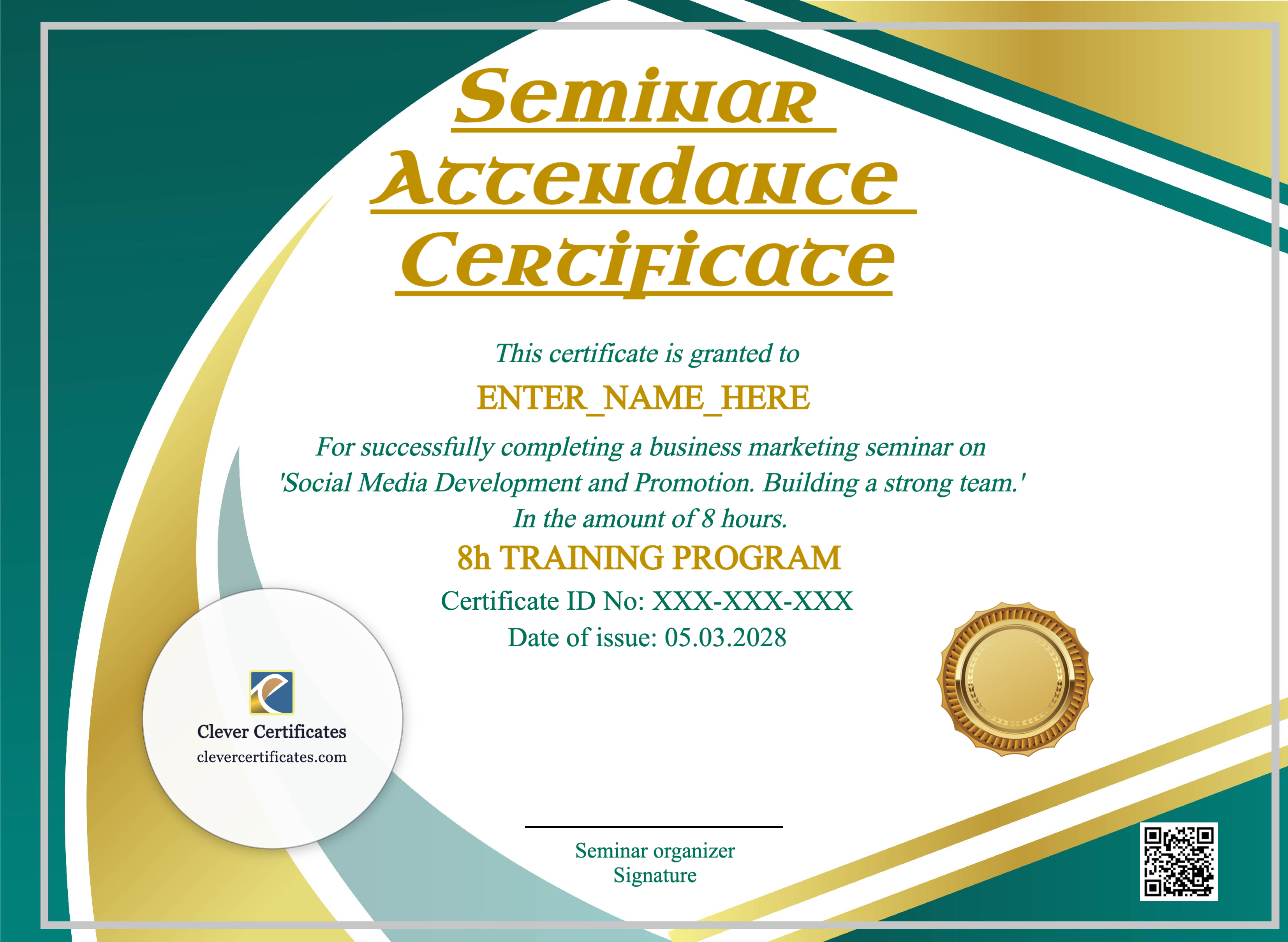 Certificate preview