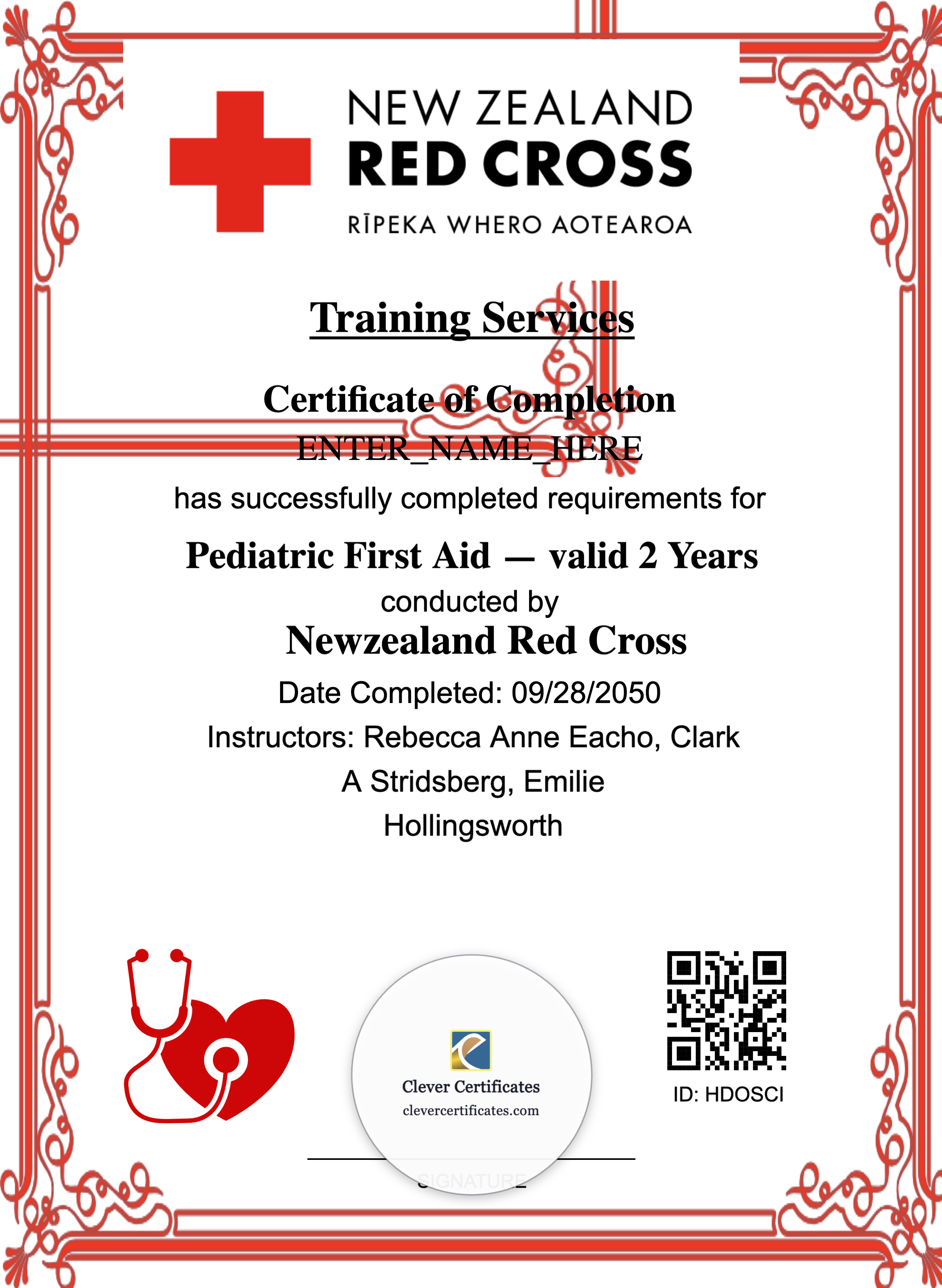 Certificate preview
