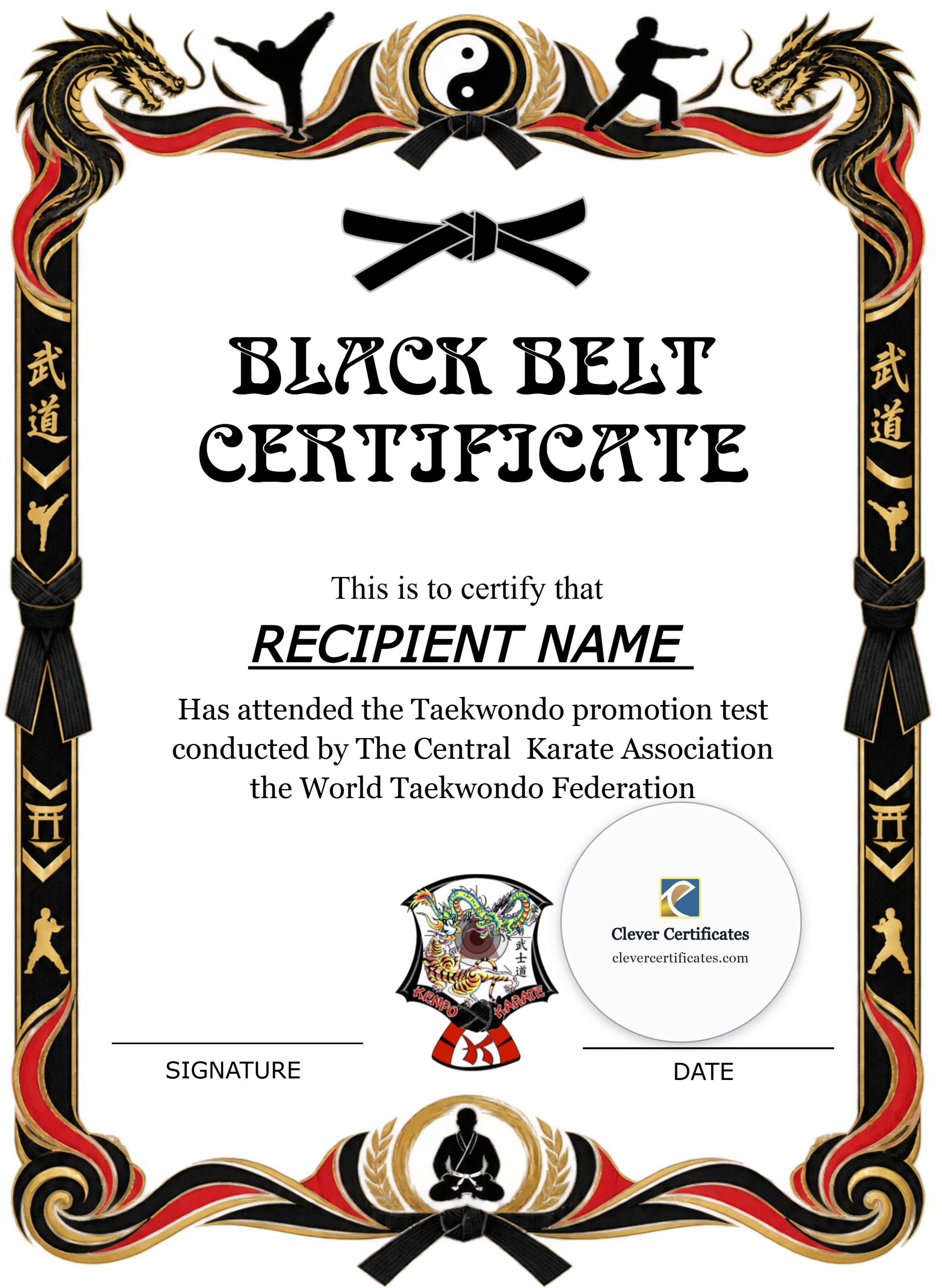 Certificate preview