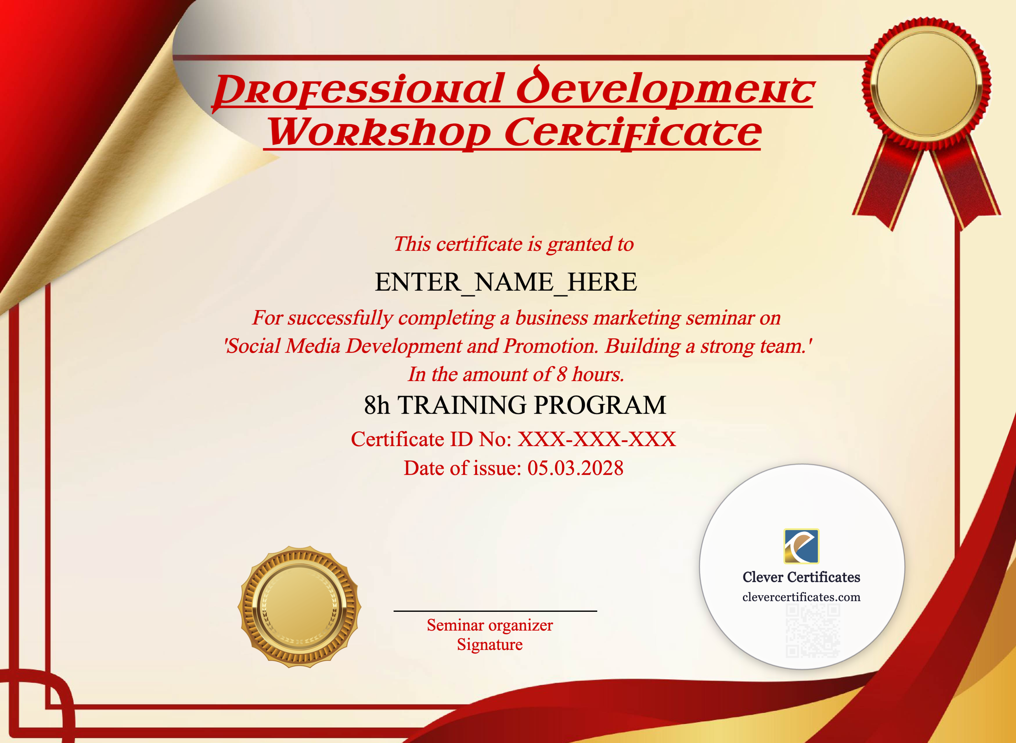 Certificate preview