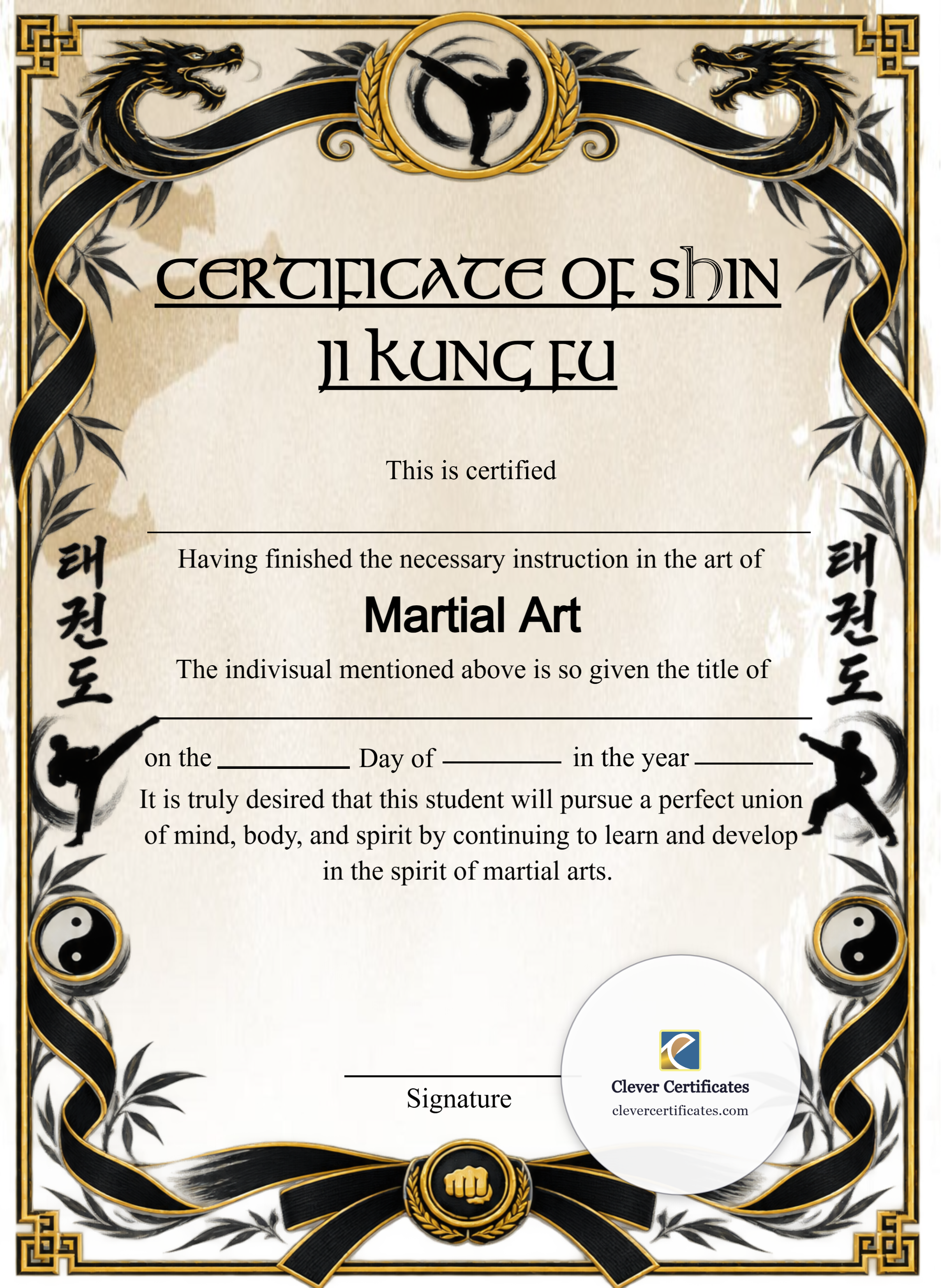 Certificate preview