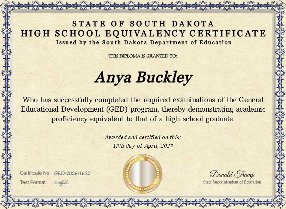 Certificate preview