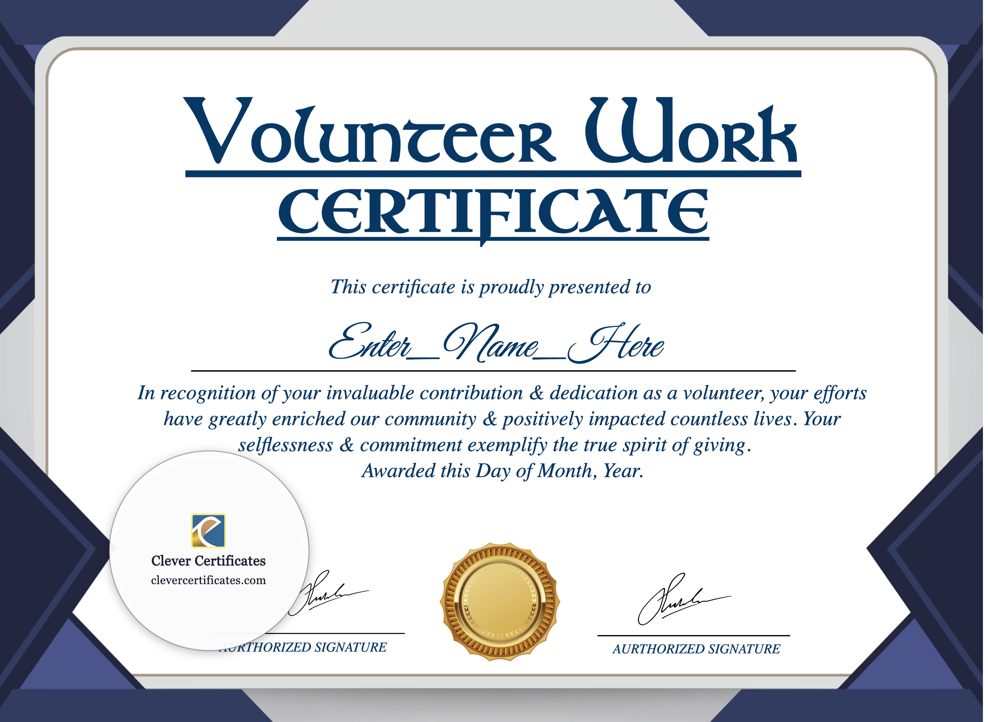 Certificate preview