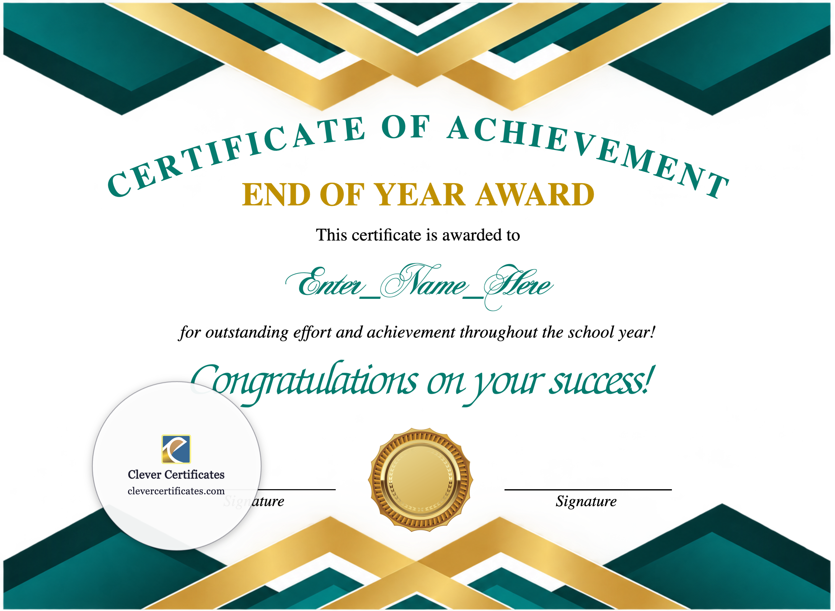 Certificate preview