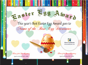 Best Easter Egg Award